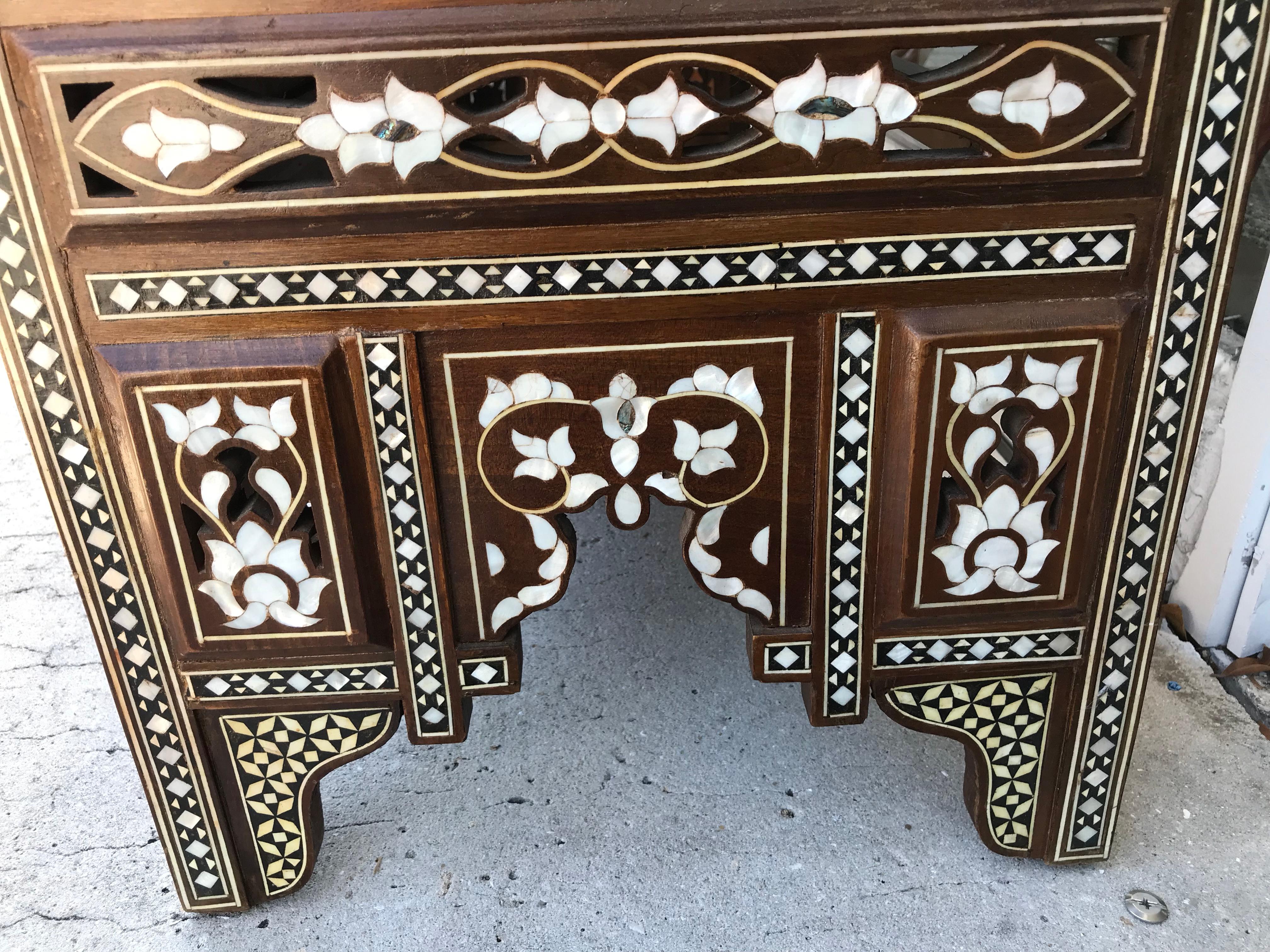 Moroccan Inlaid Settee 6