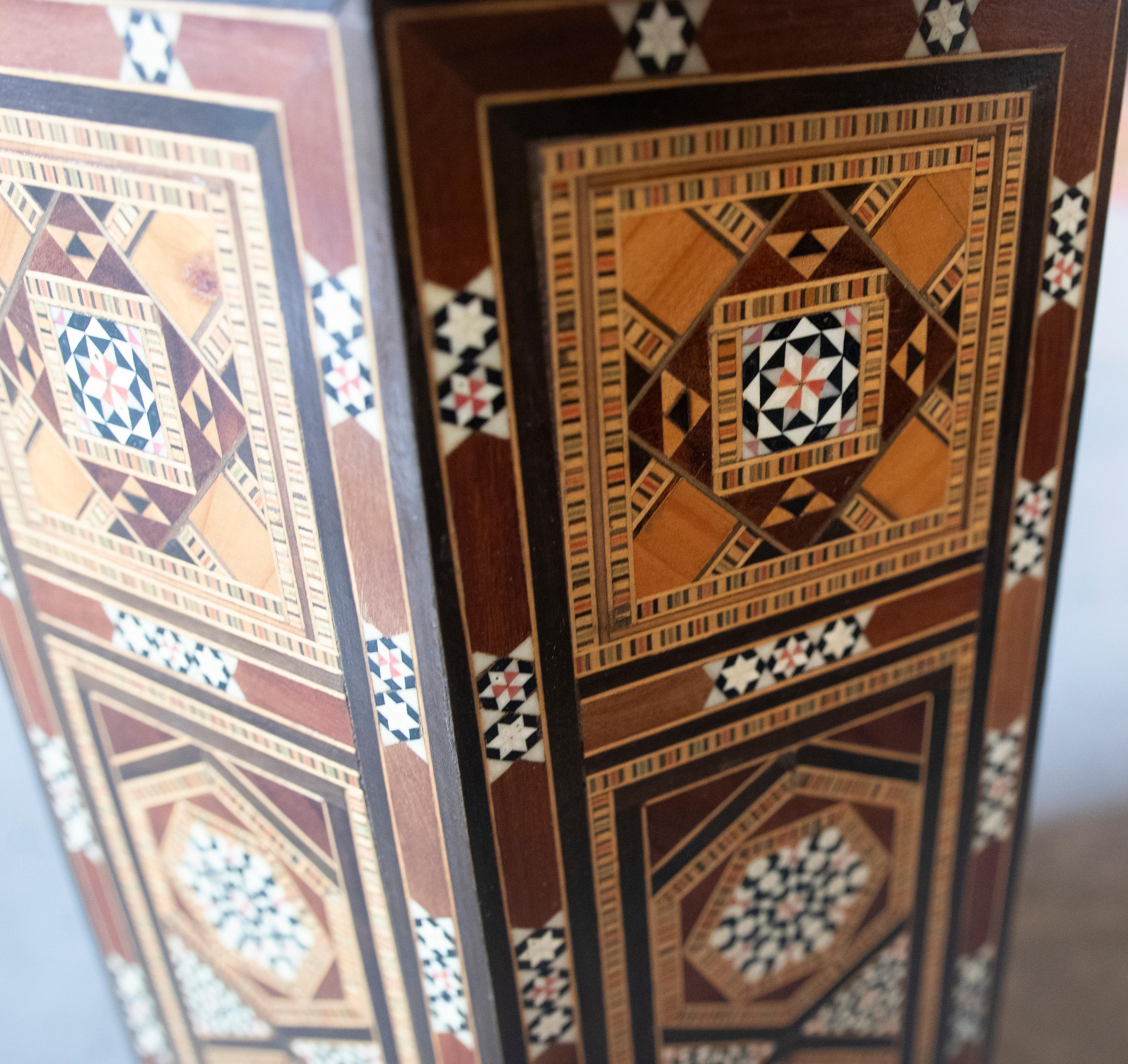 Moroccan Inlaid Side Table  For Sale 9