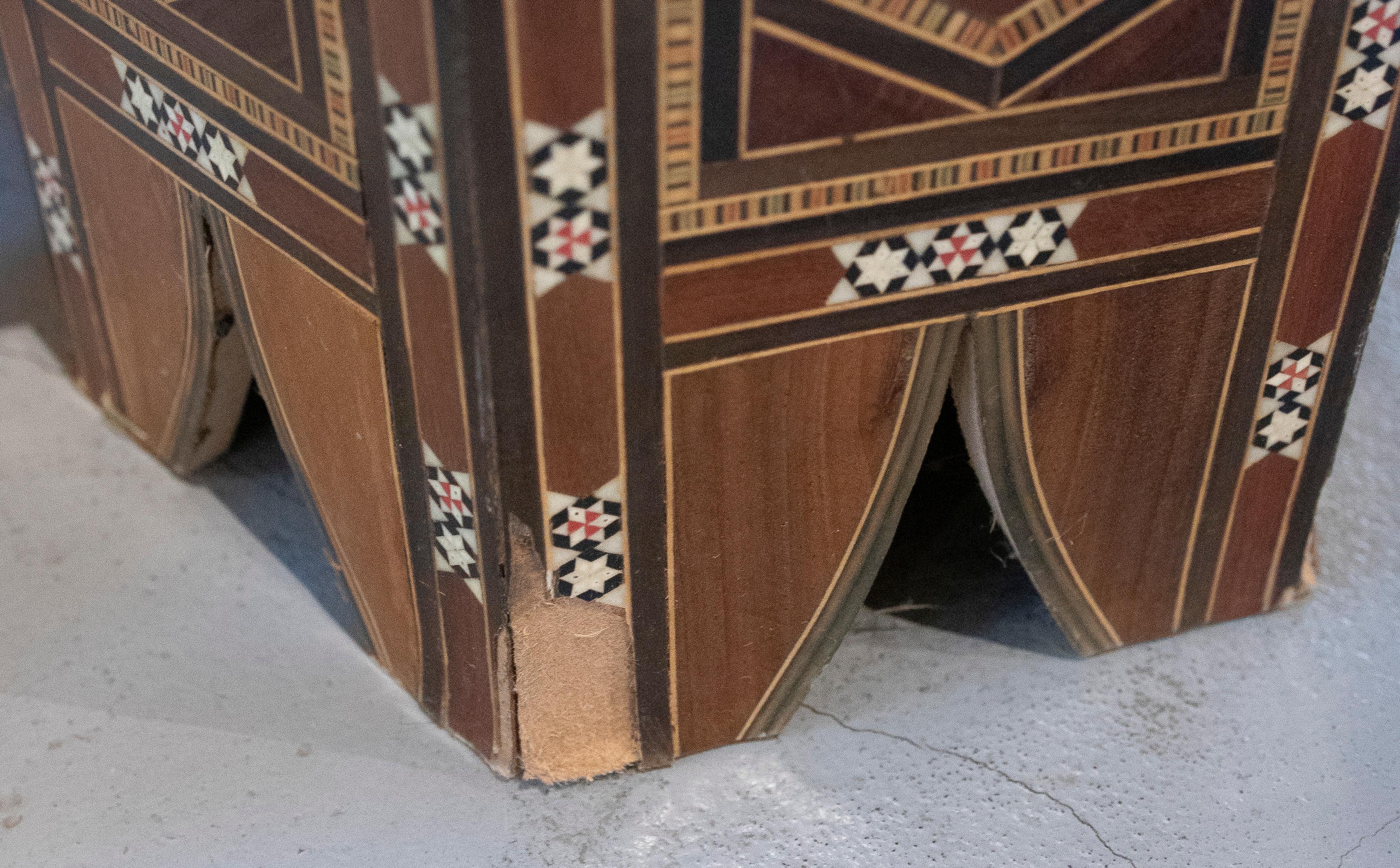 Moroccan Inlaid Side Table  For Sale 10