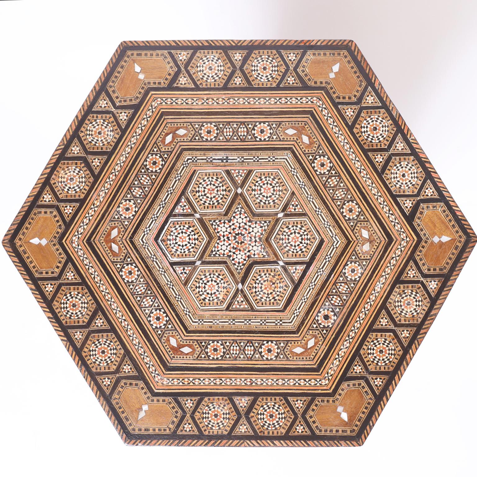 Inlay Moroccan Inlaid Stand