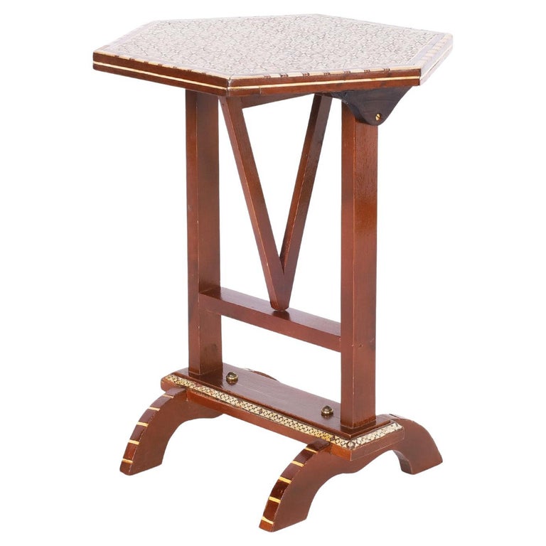 Moroccan Inlaid Stand For Sale at 1stDibs