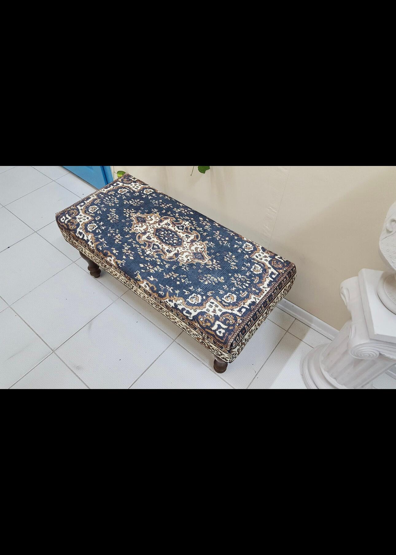 Moroccan Kilim Bench In New Condition For Sale In Draper, UT