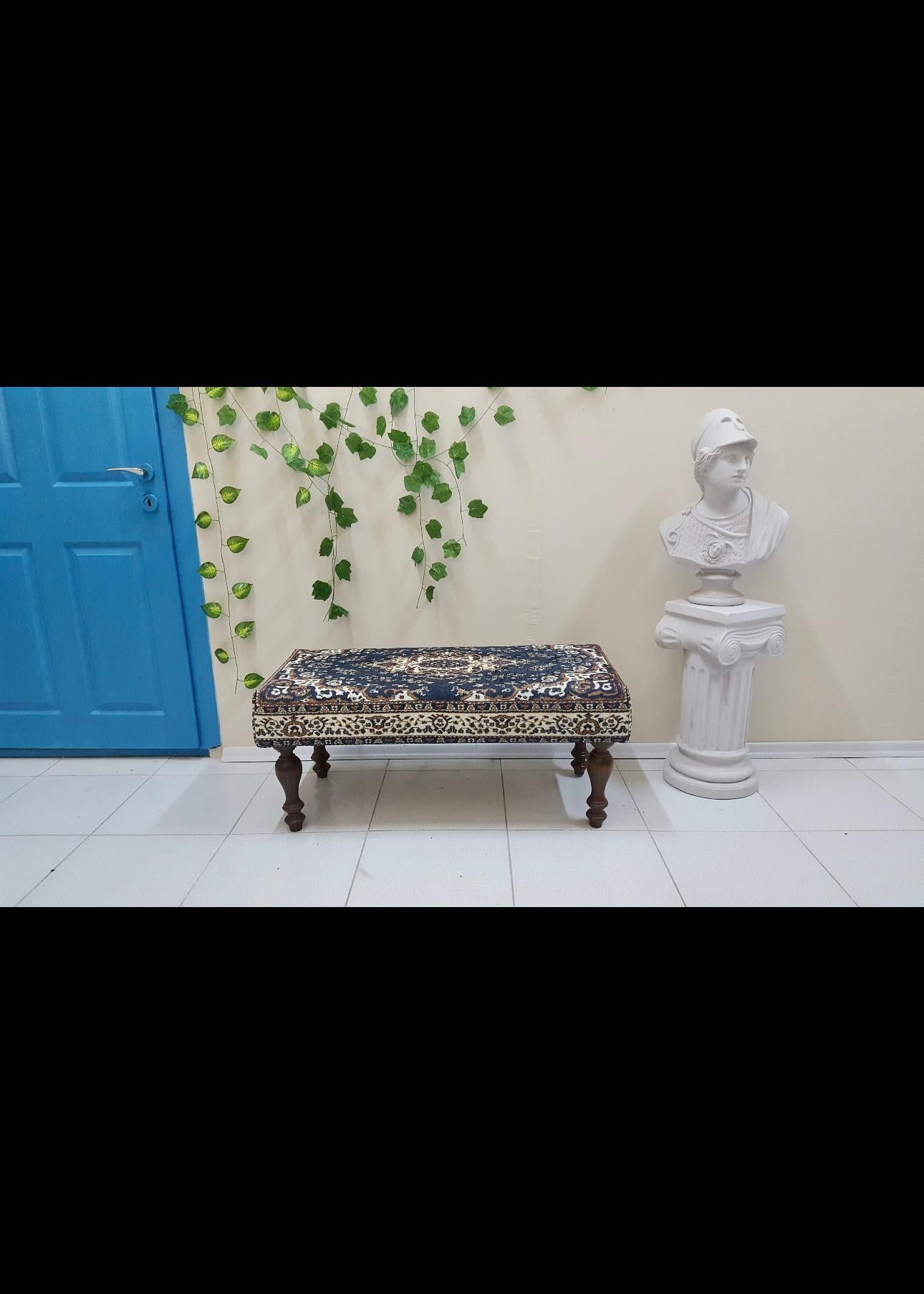 Contemporary Moroccan Kilim Bench For Sale