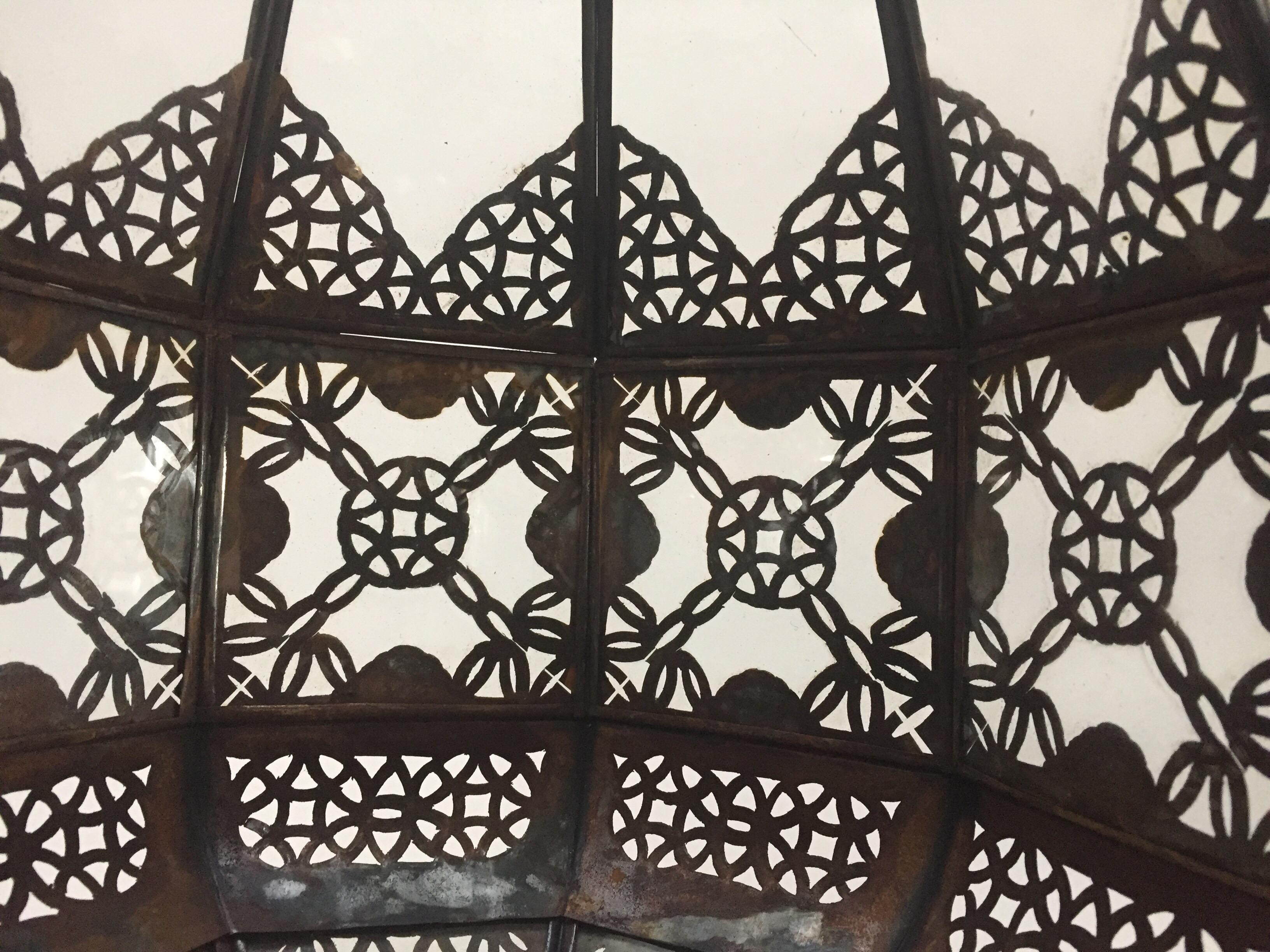 Moroccan Light Fixture in Moorish Design For Sale 9