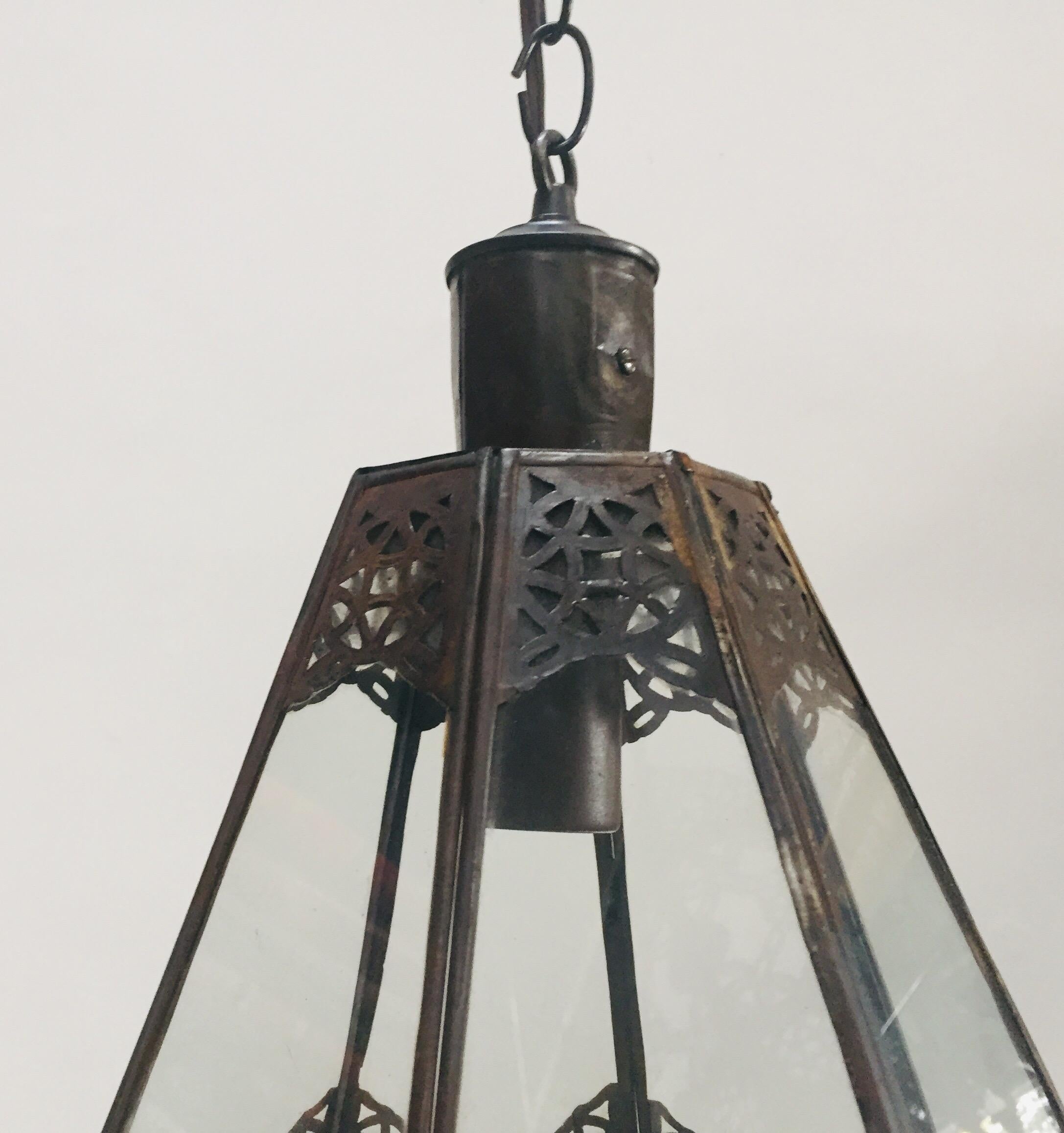 Bohemian Moroccan Light Fixture in Moorish Design For Sale