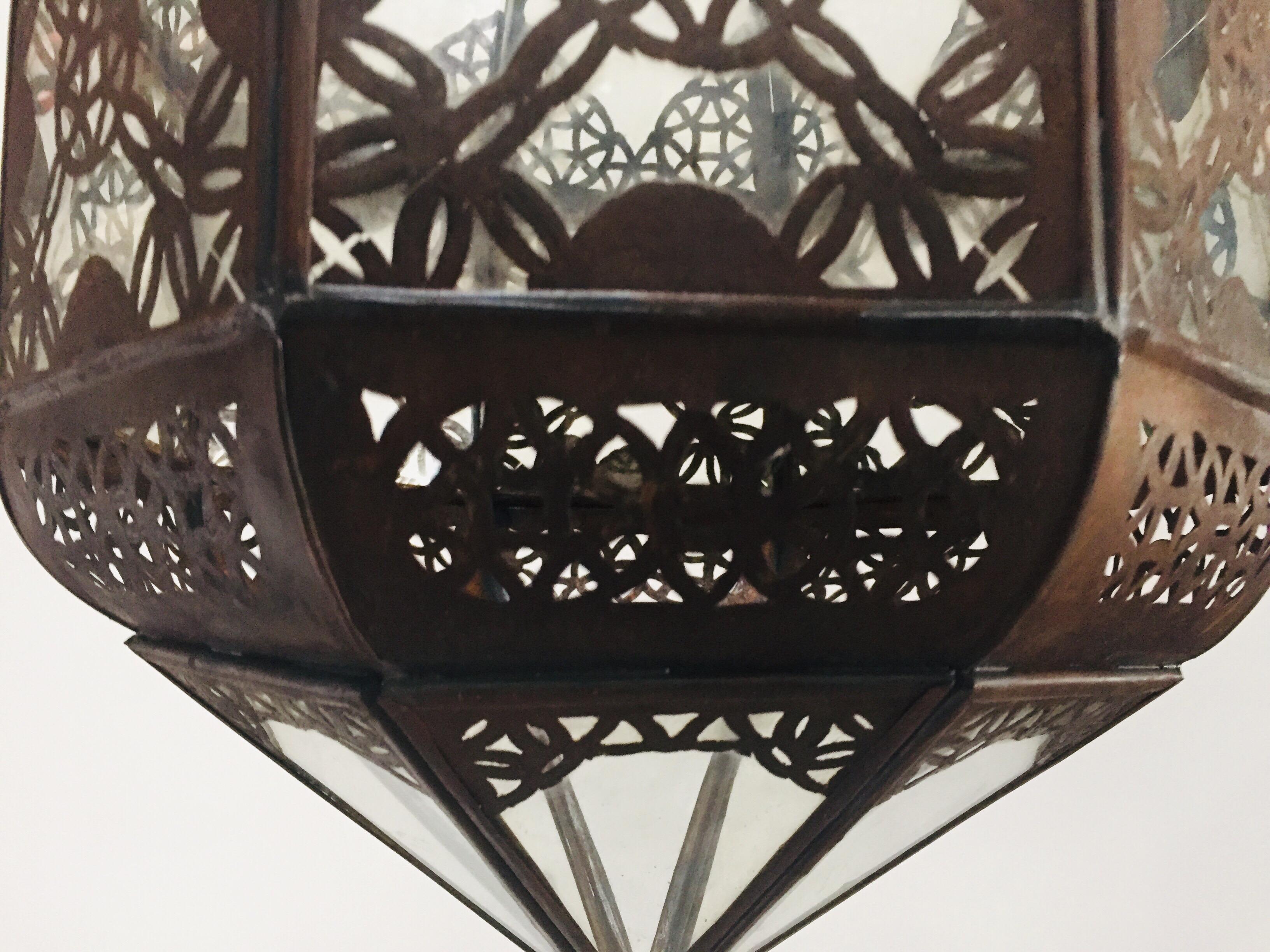 20th Century Moroccan Light Fixture in Moorish Design For Sale
