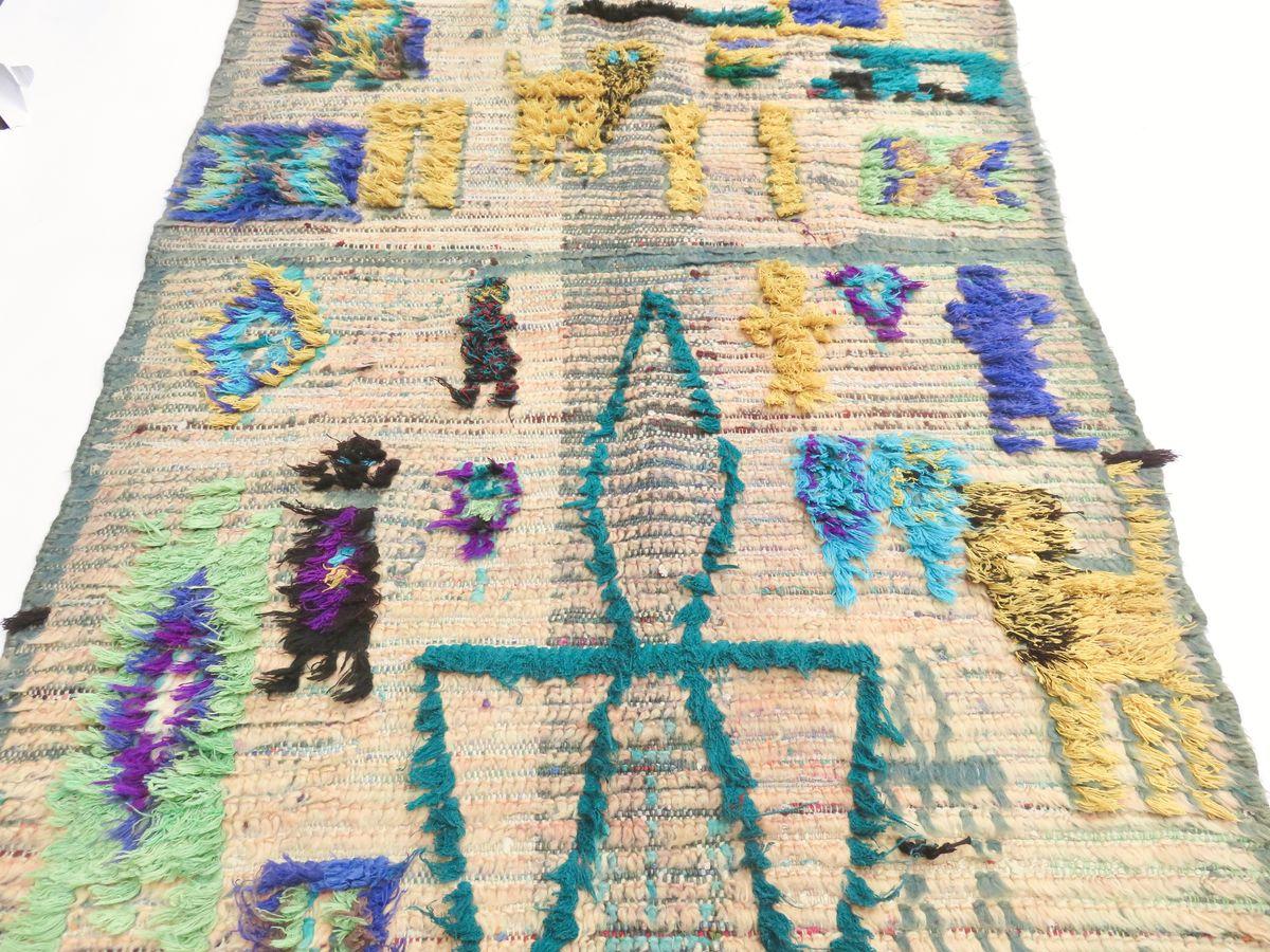 Tapis de couloir Azilal marocain lion : 3'2 x 8'7 en vente 3