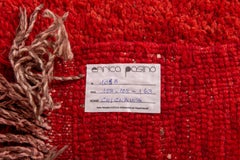 Moroccan Vintage Little Chichawa Carpet, Hand-Woven Wool