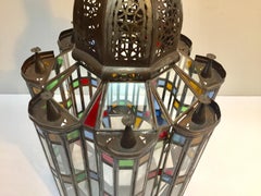 Moroccan Mamounia Moorish Glass Lantern