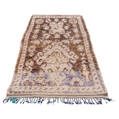 Antique Moroccan Medallion Brown and Beige