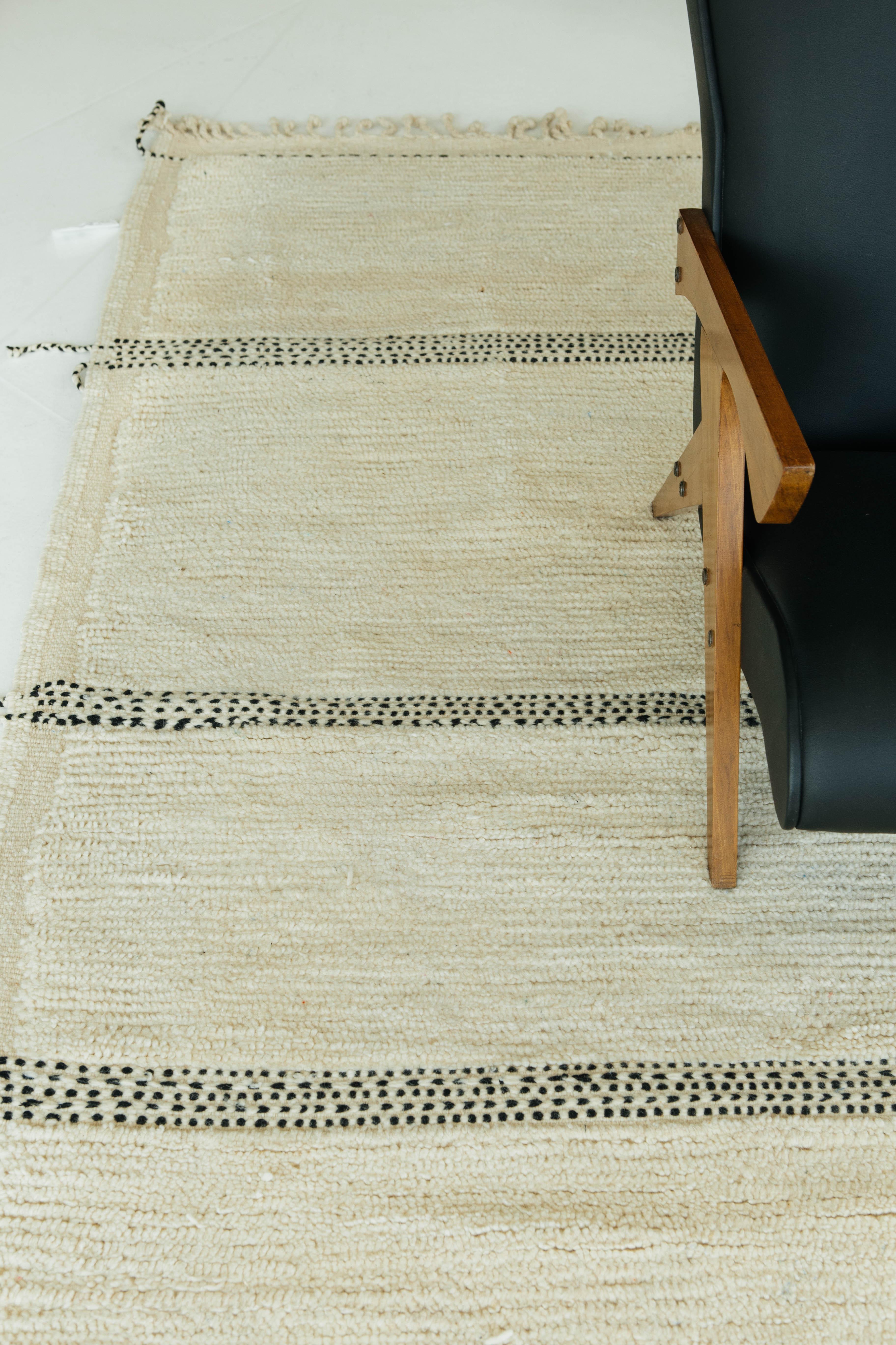 Hand-Knotted Moroccan Middle Atlas Tribe Berber Rug For Sale