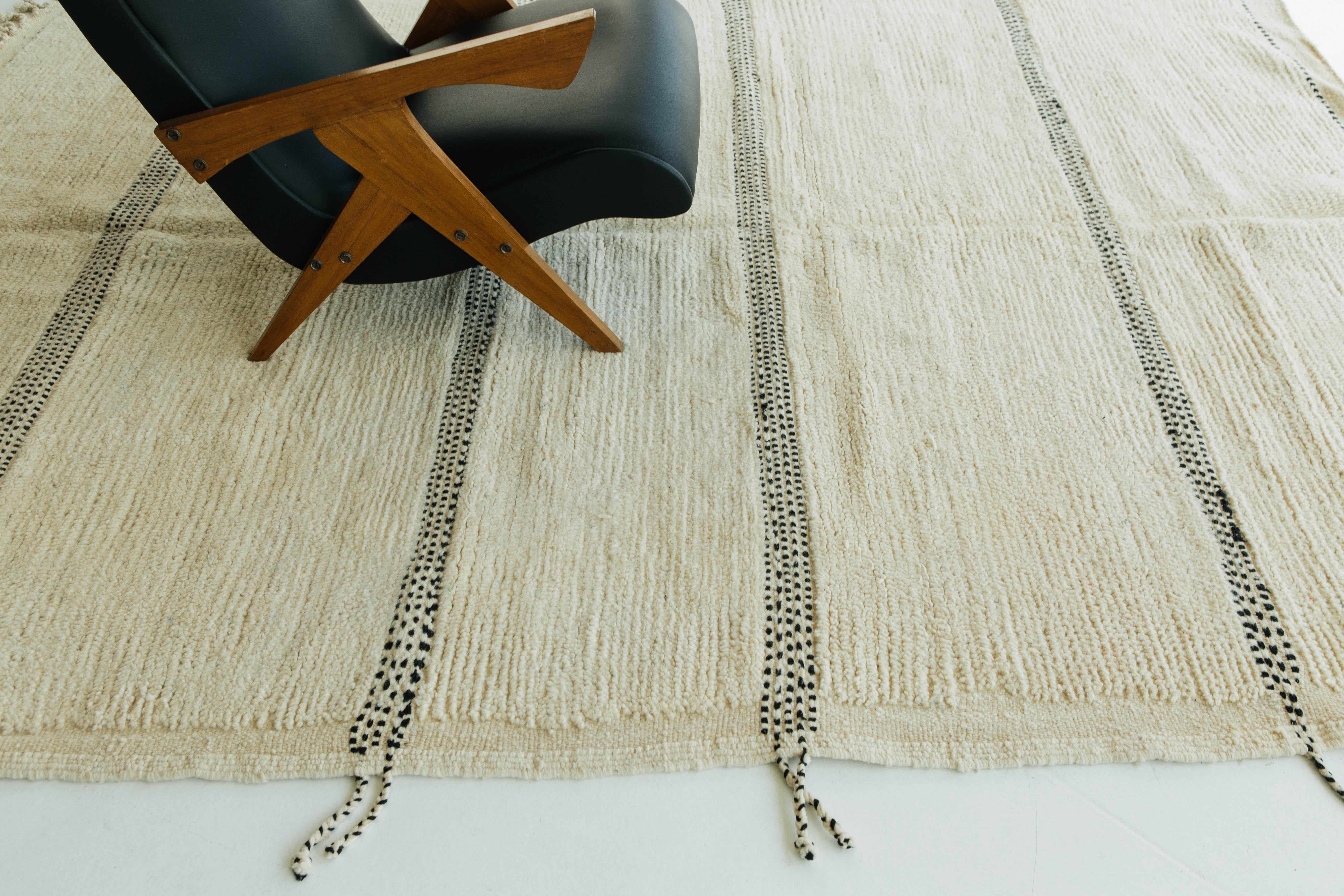 Moroccan Middle Atlas Tribe Berber Rug In New Condition For Sale In WEST HOLLYWOOD, CA