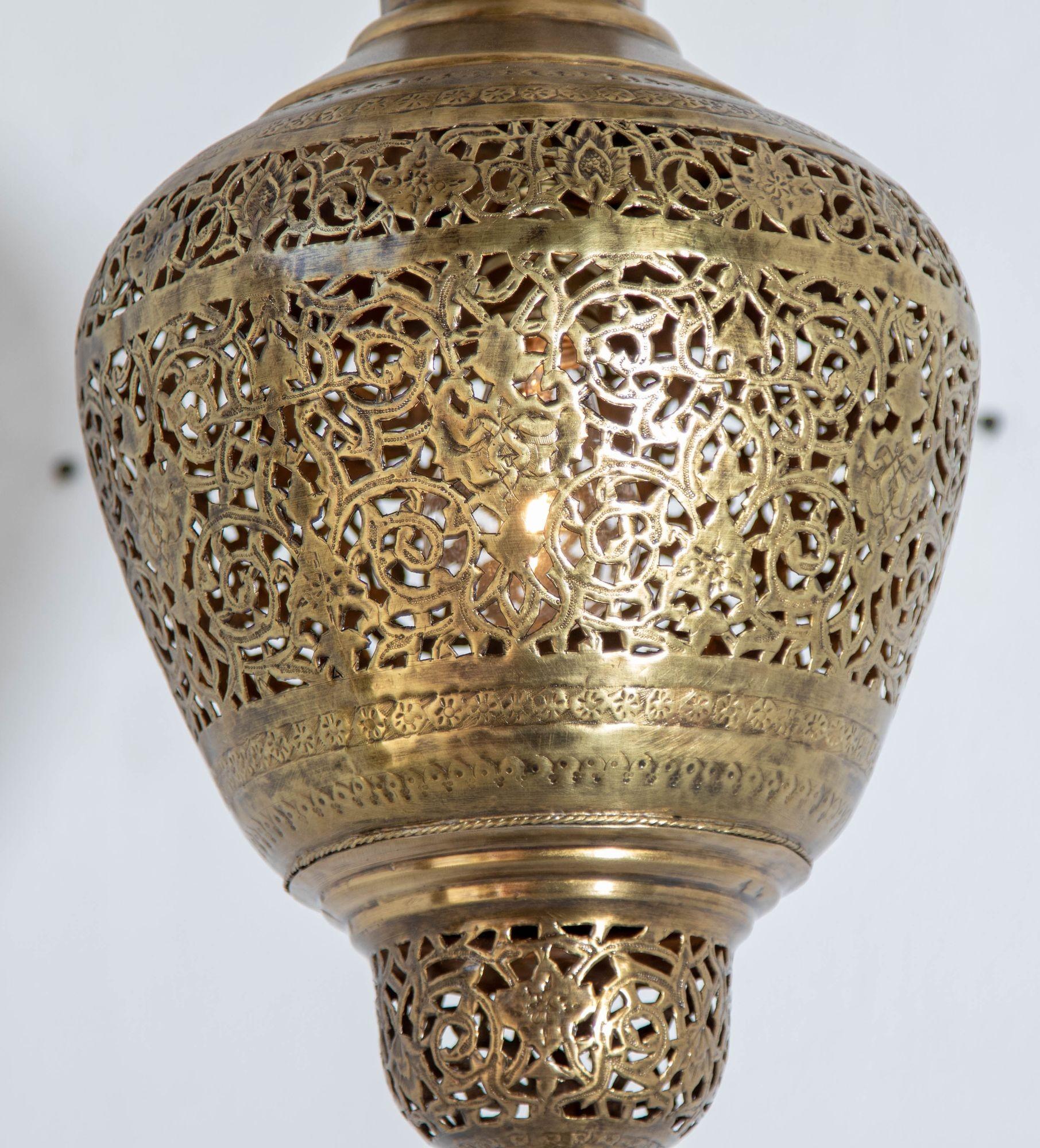 brass hanging lamps
