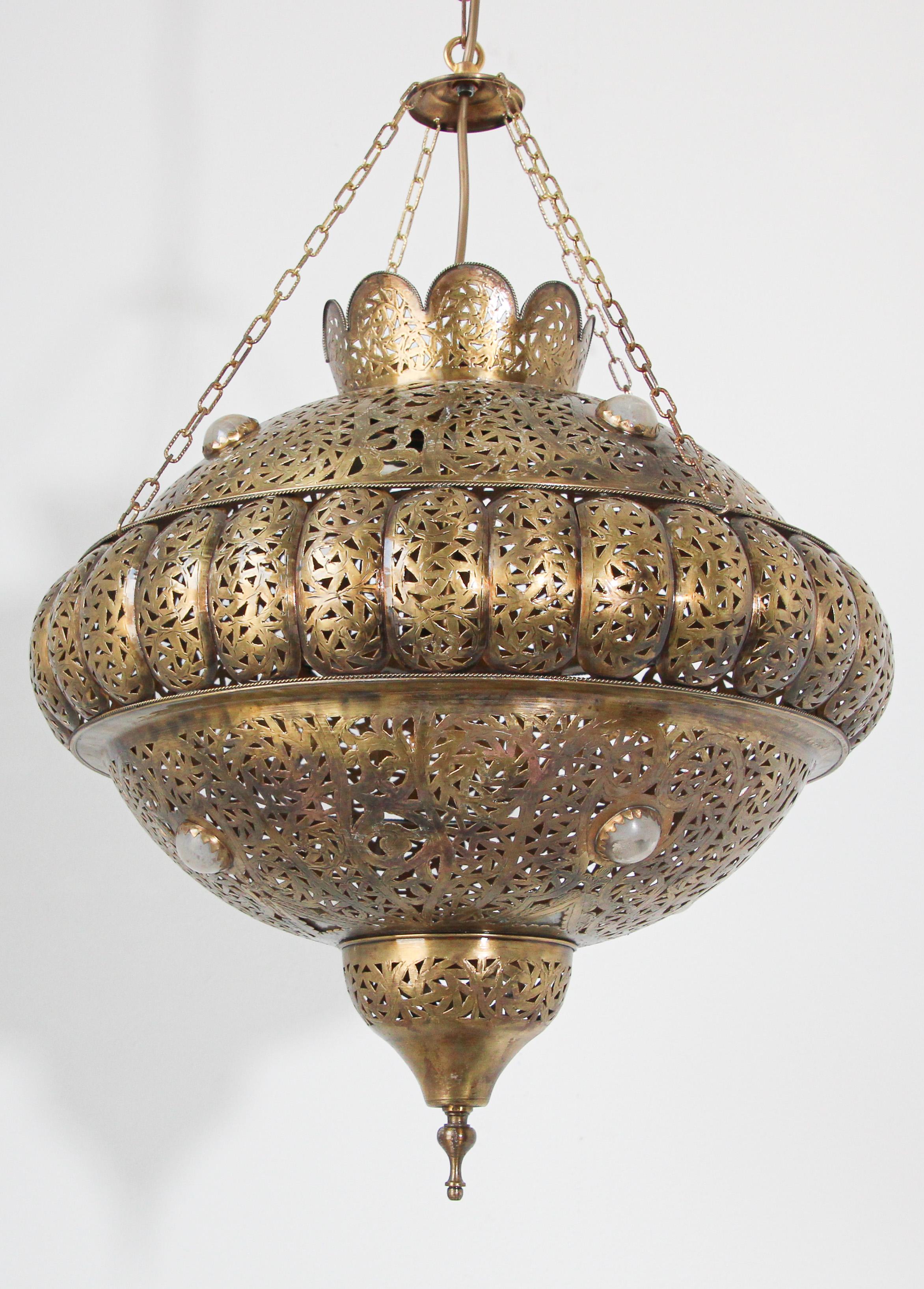 moroccan brass chandelier