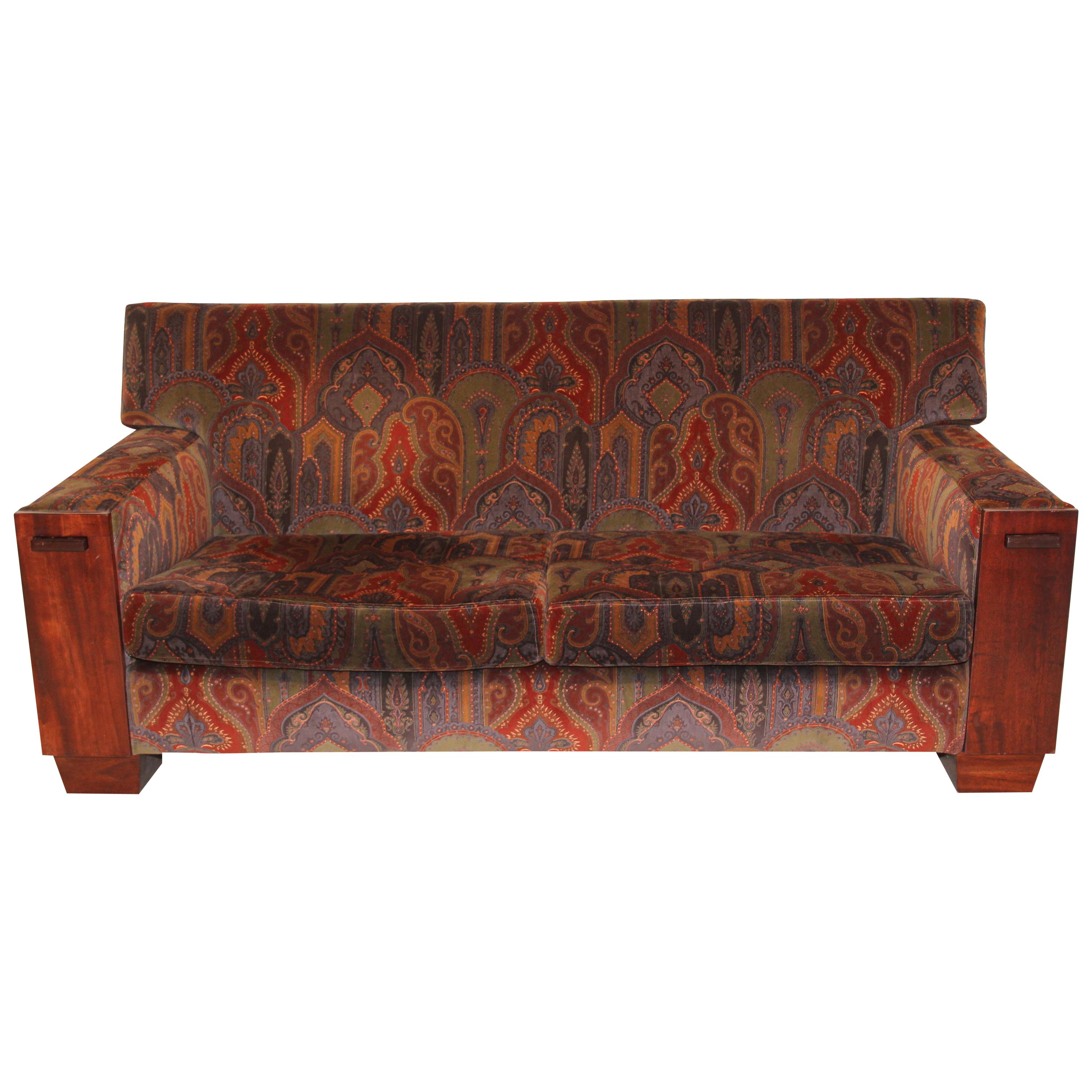 Vintage Art Deco Moroccan Moorish Sofa