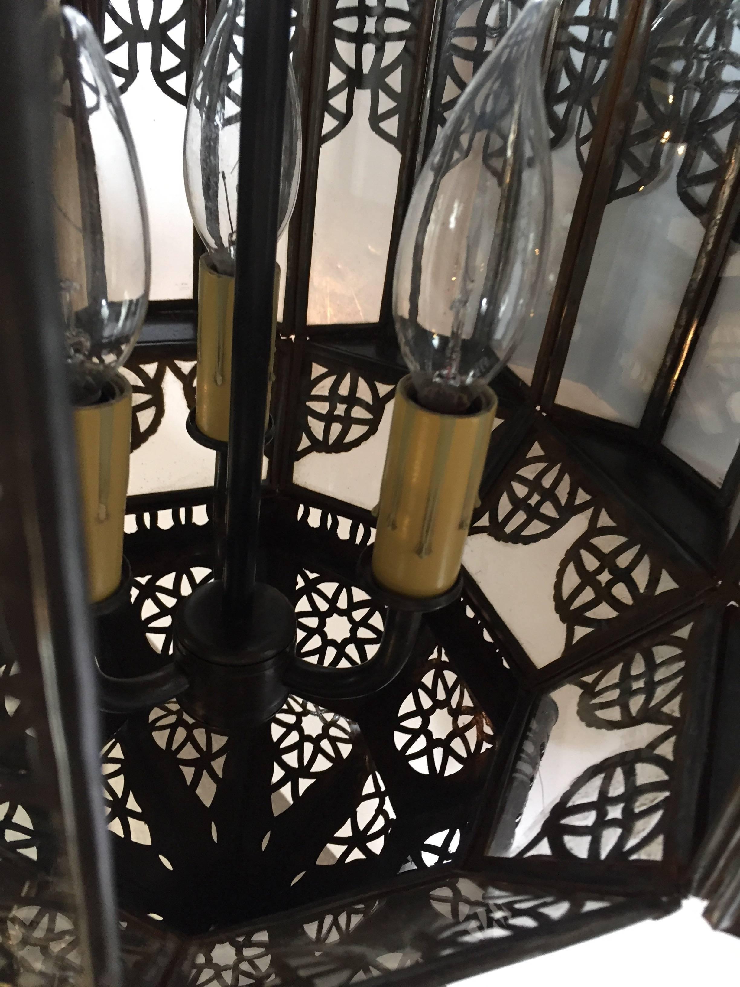 Moroccan Moorish Clear Glass Lantern 3