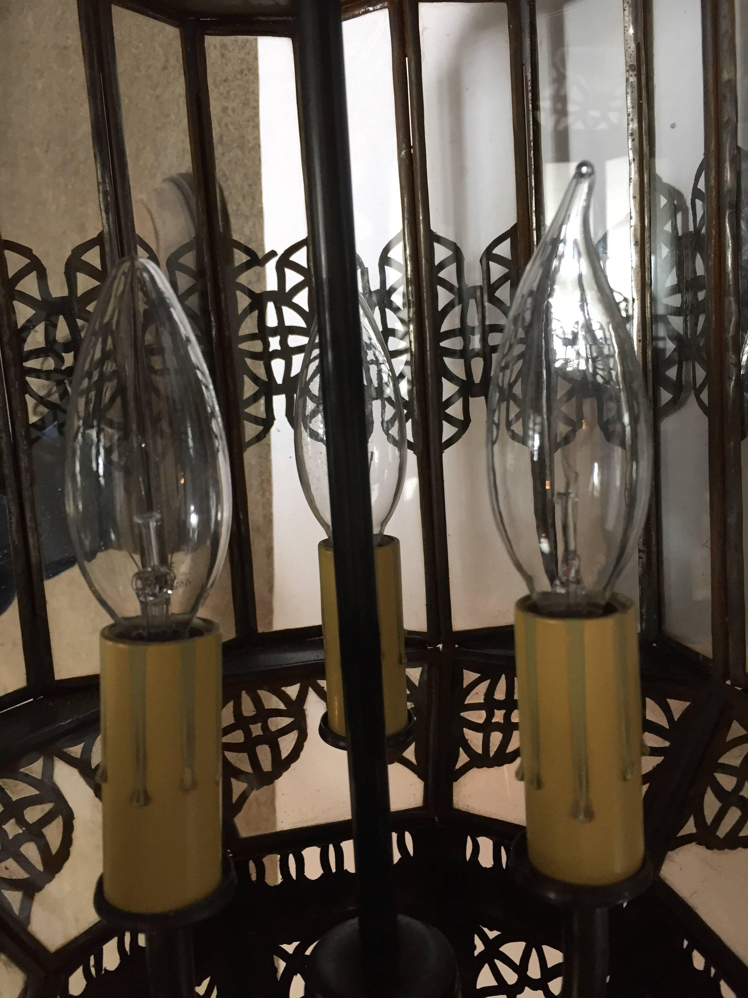 Moroccan Moorish Clear Glass Lantern 4