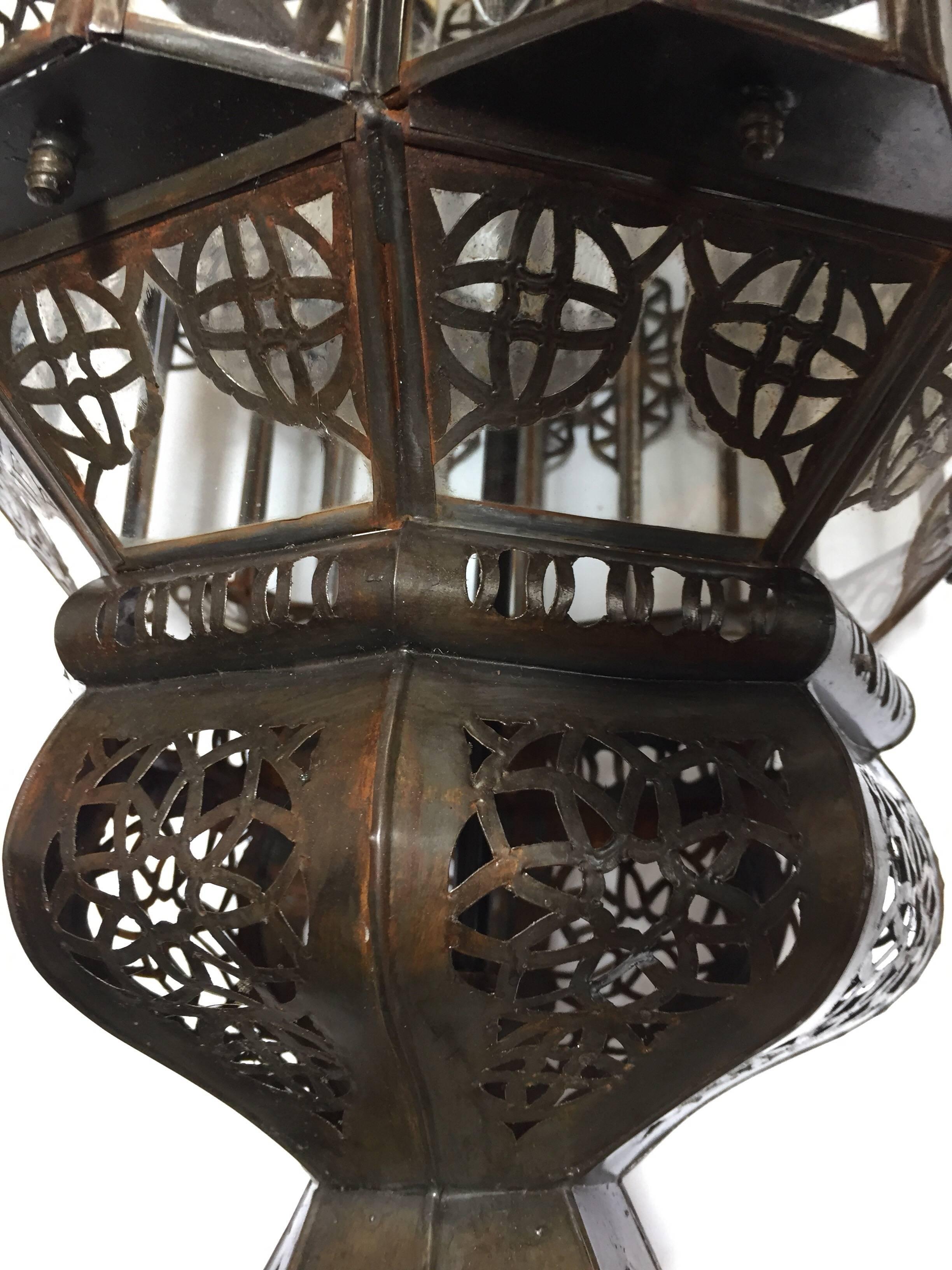 Moroccan Moorish Clear Glass Lantern 5