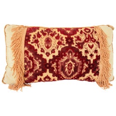 Vintage Moroccan Moorish Decorative Red Throw Lumbar Pillow
