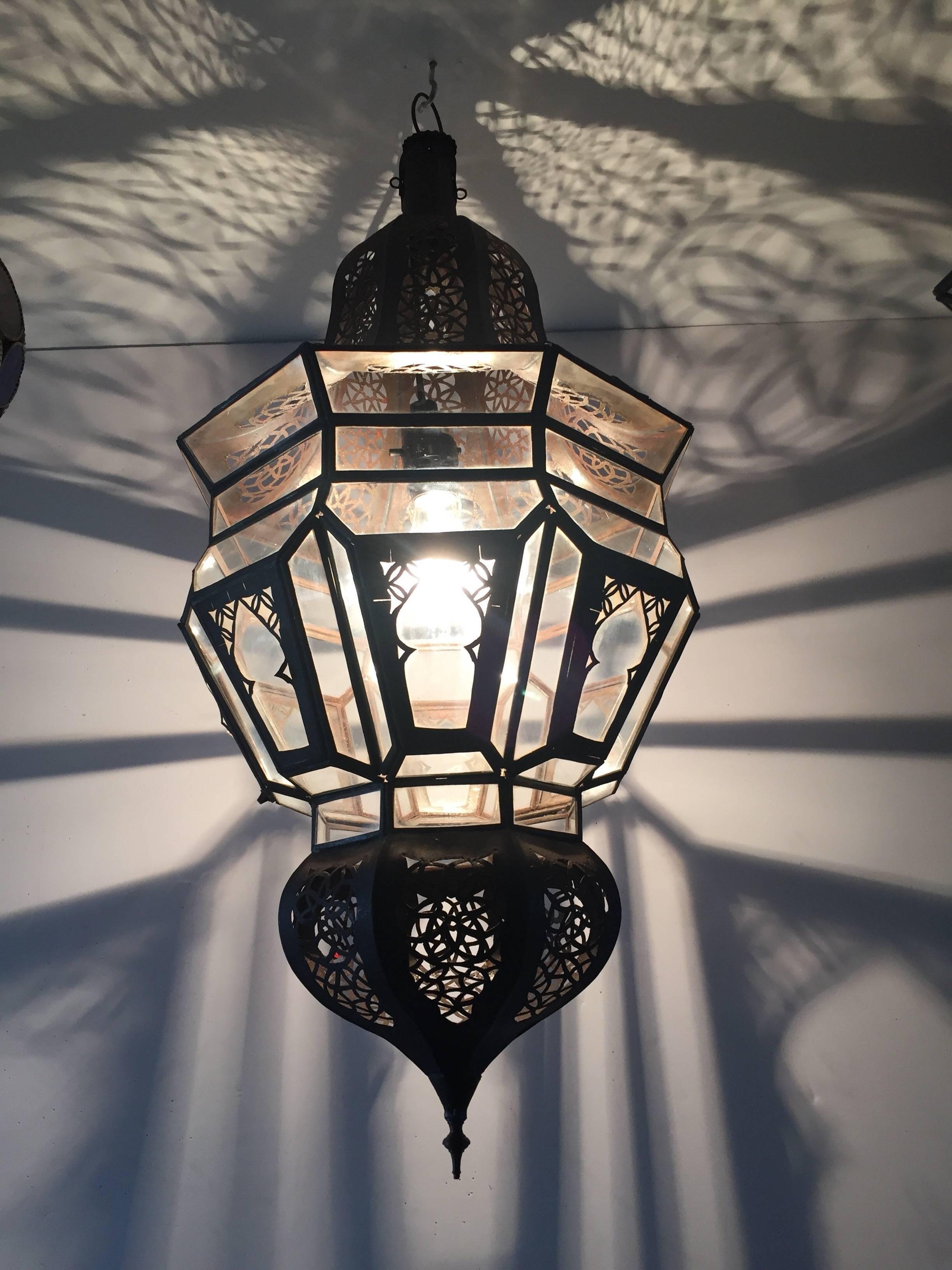 20th Century Moroccan Moorish Harem Hanging Pendant Light For Sale