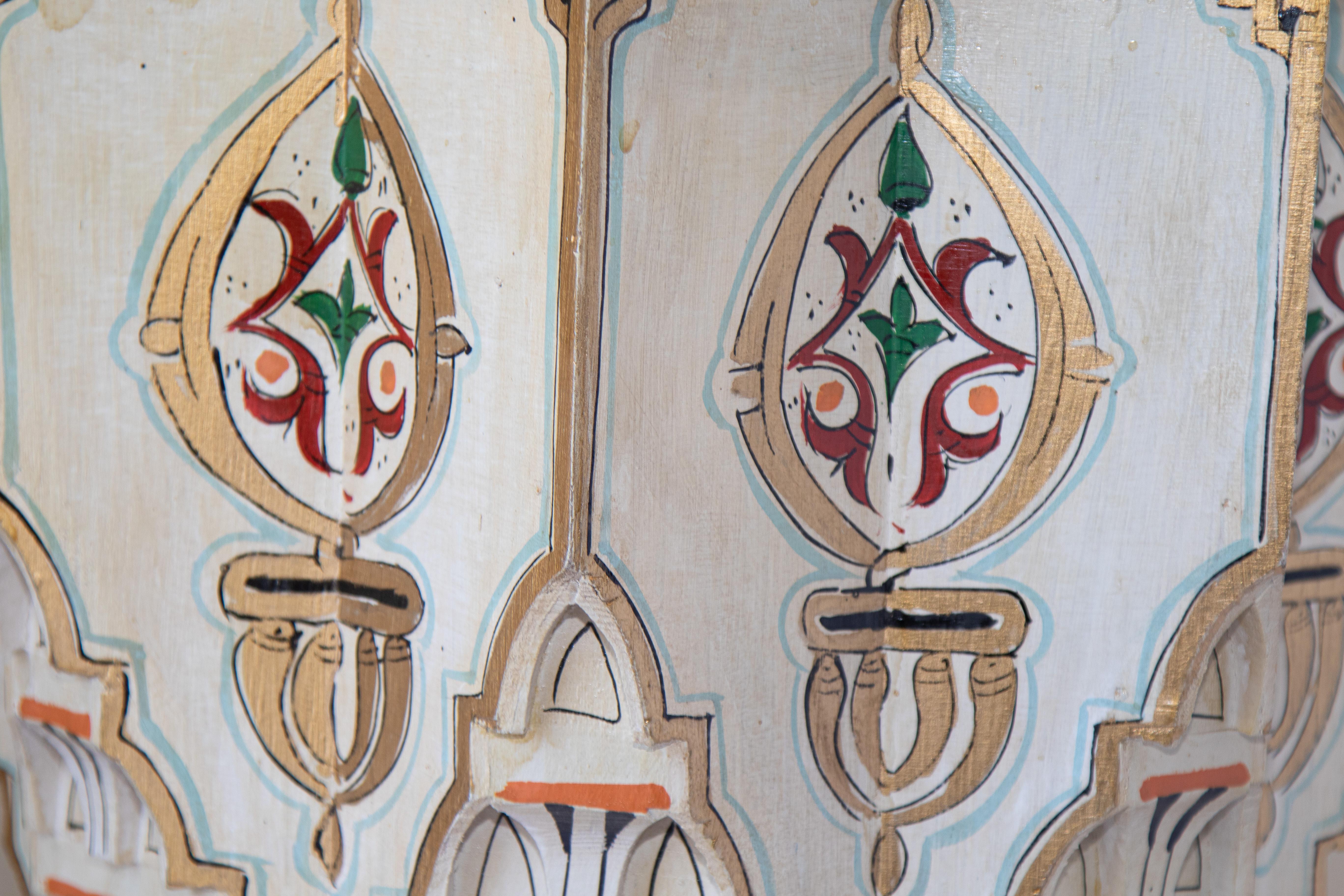 Moroccan Moorish Ivory Side Tables a Pair 6