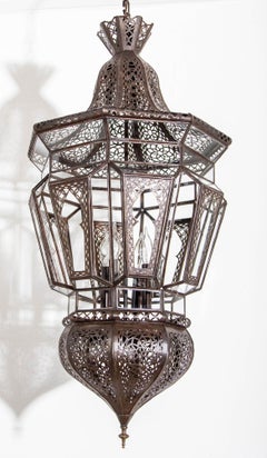 Moroccan Moorish Large Hanging Light Fixture