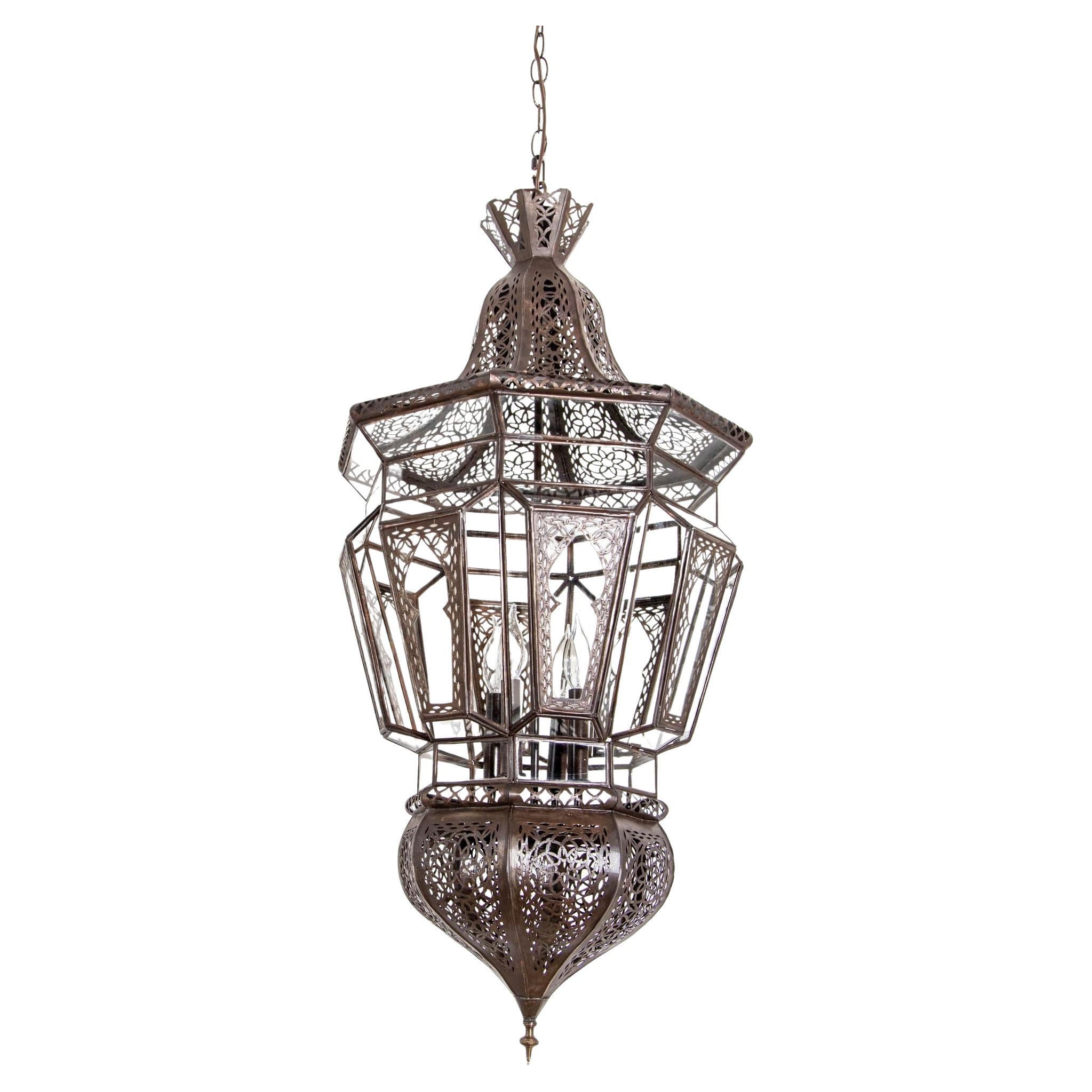 Moroccan Moorish Large Hanging Light Fixture