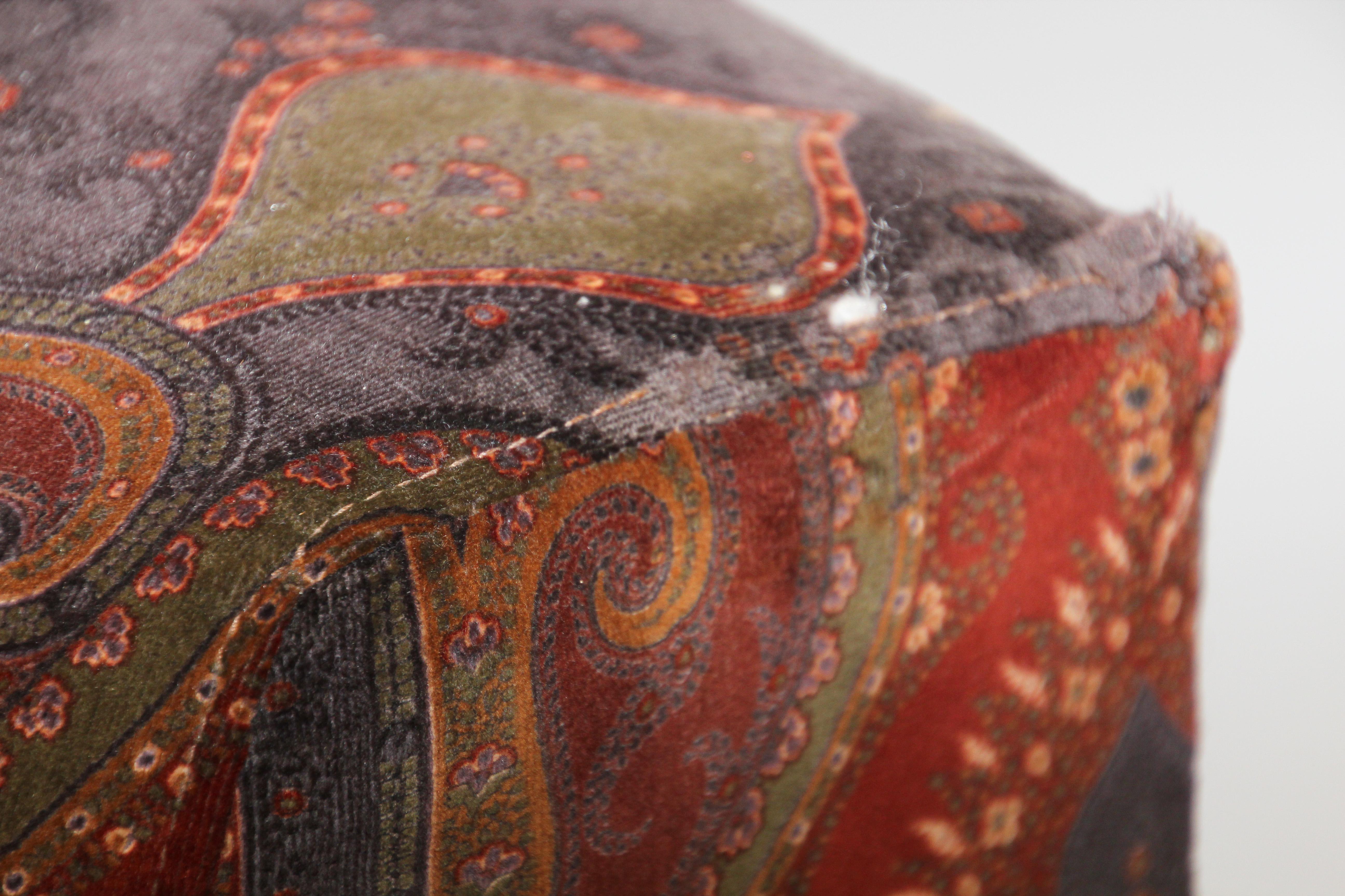 Fabric Art Deco Moroccan Moorish Sofa Jean-Michel Frank Style