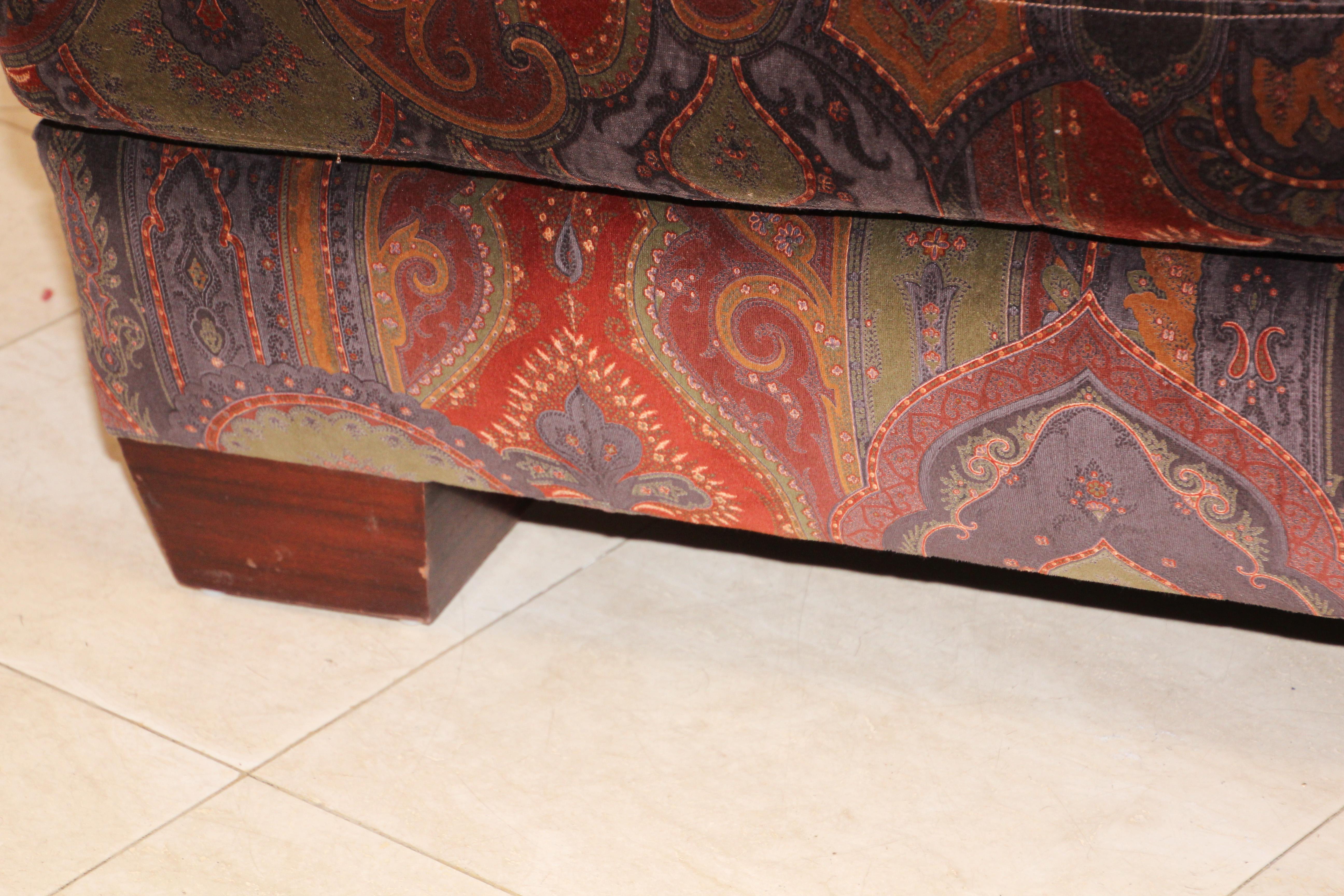 Fabric Moroccan Moorish Sofa For Sale