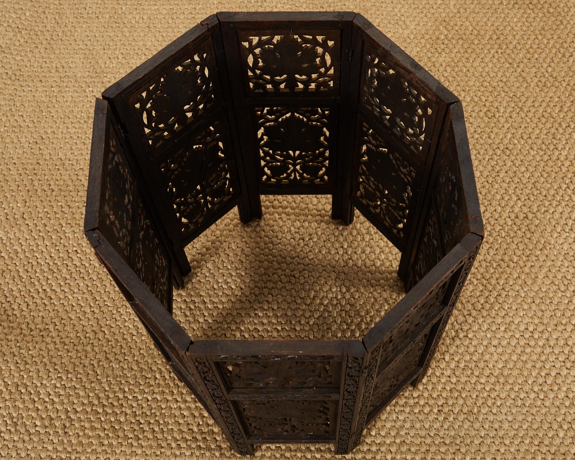 Moroccan Moorish Style Hand Carved Drinks Table 7