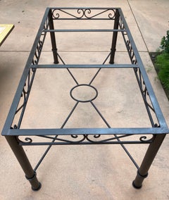 Moroccan Mosaic Outdoor Tile Rectangular Dining Table
