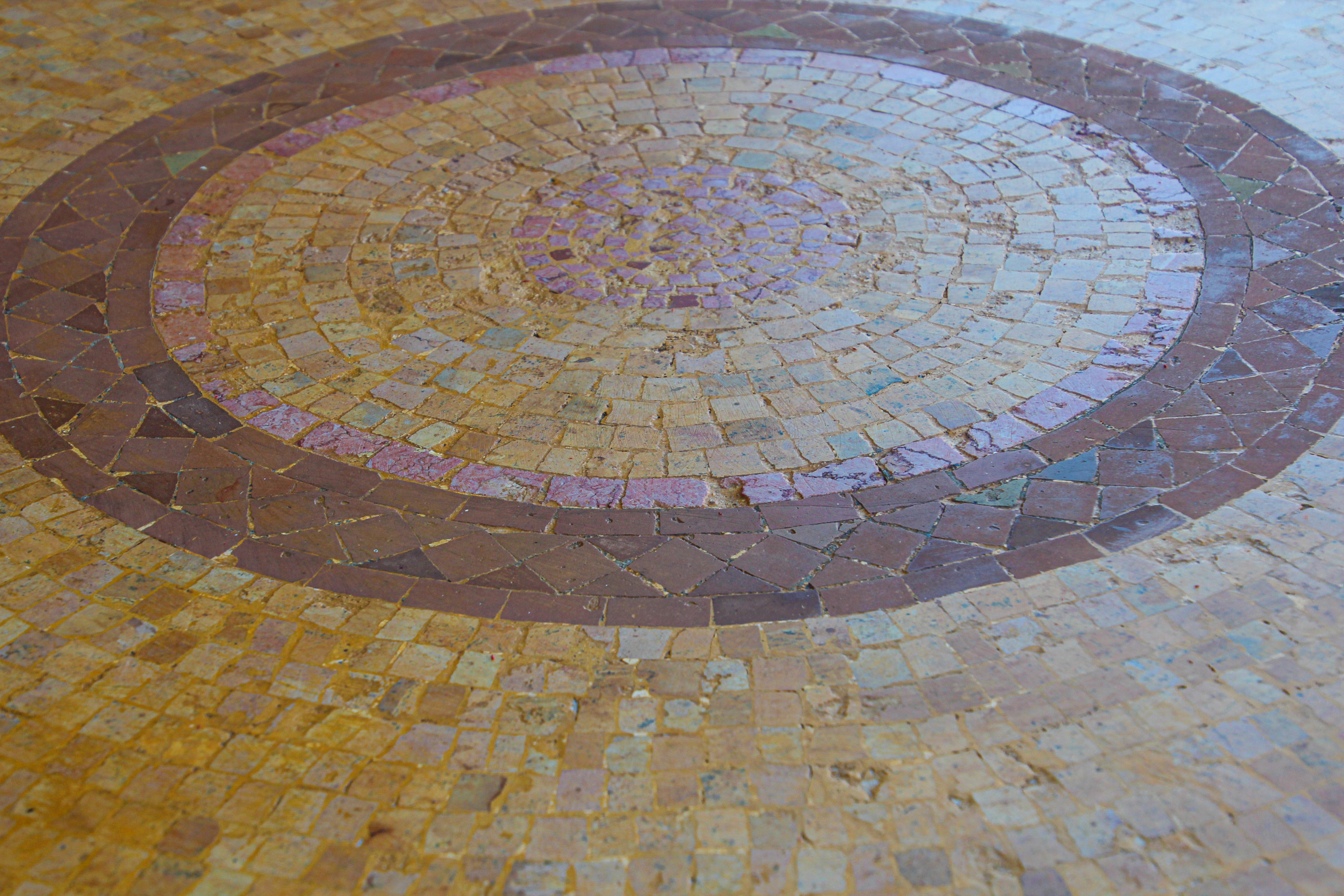 Moroccan Mosaic Stone Table Indoor or Outdoor 1