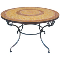 Moroccan Mosaic Stone Table Indoor or Outdoor