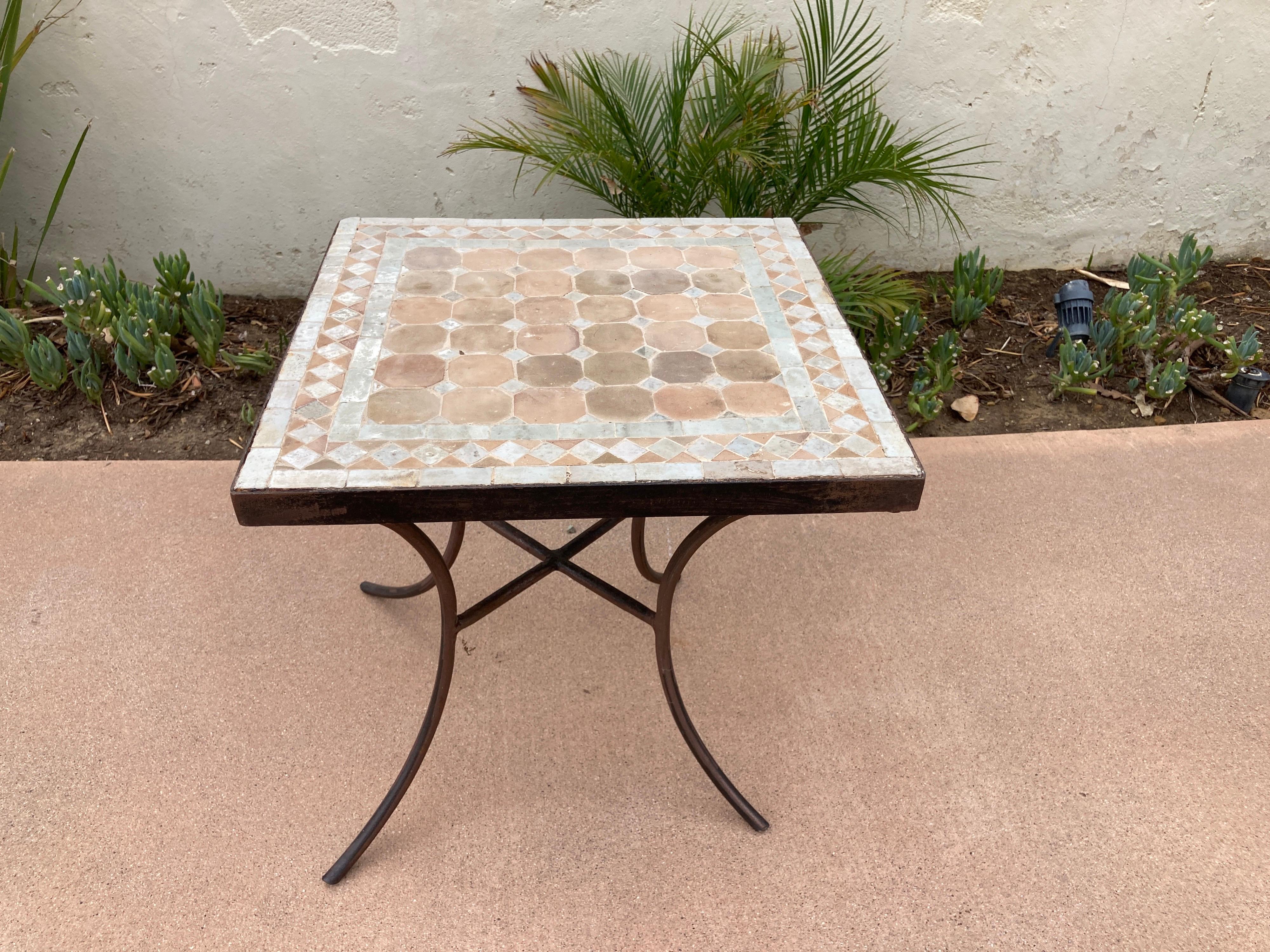 moroccan tile tables