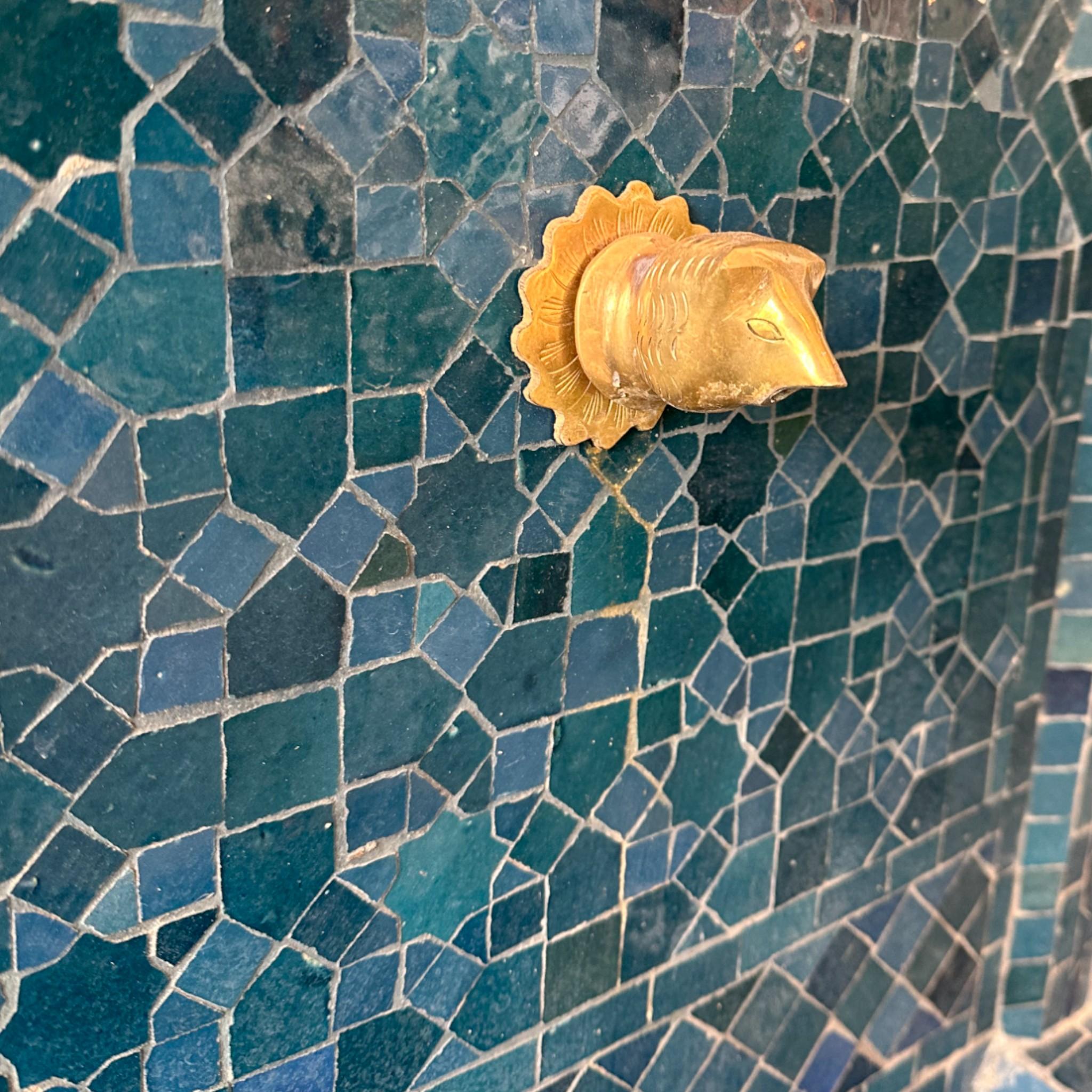 Fuente de agua de mosaico marroquí Mosaico en venta