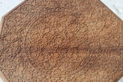 Moroccan Octagon Shaped Pierced Wood Table