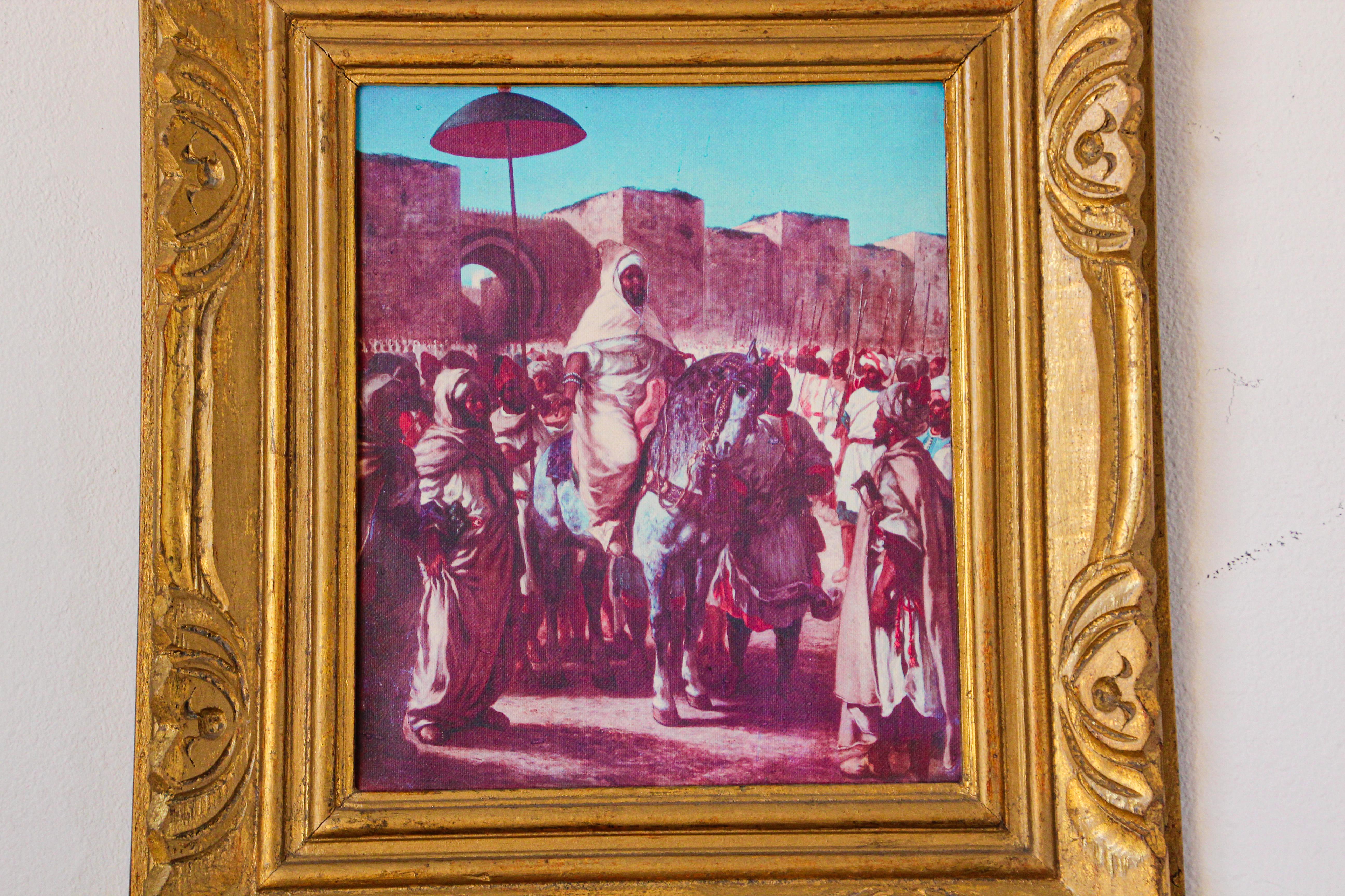 Moroccan Orientalist Framed Giclee For Sale 7