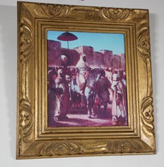 Giclée orientalista marocchina con cornice