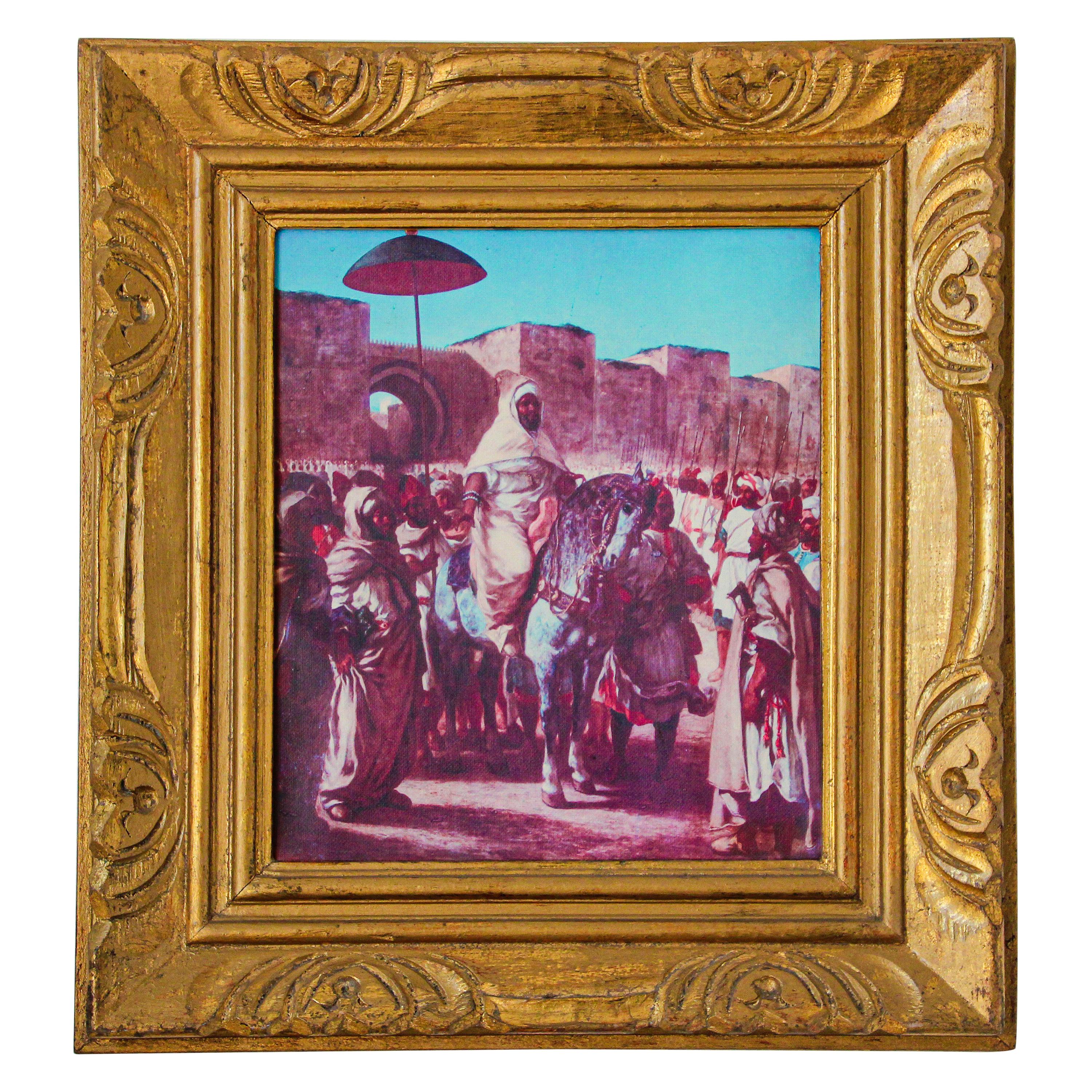 Moroccan Orientalist Framed Giclee For Sale