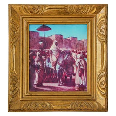 Vintage Moroccan Orientalist Framed Giclee