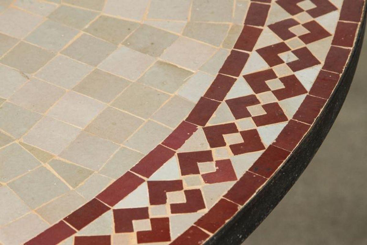 mosaic tile outdoor dining table