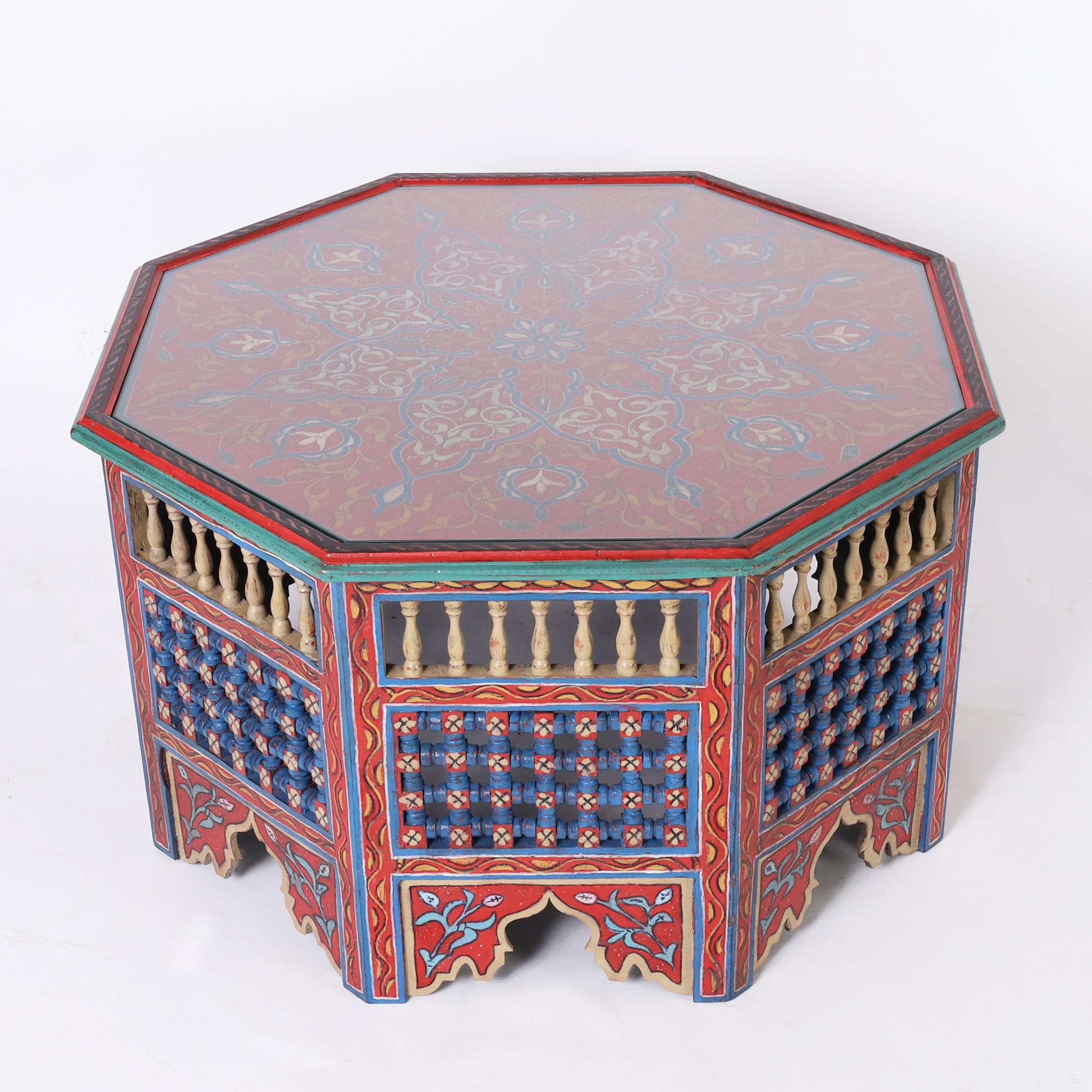 antique moroccan table