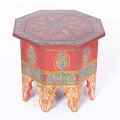 Moroccan Painted Table or Stand