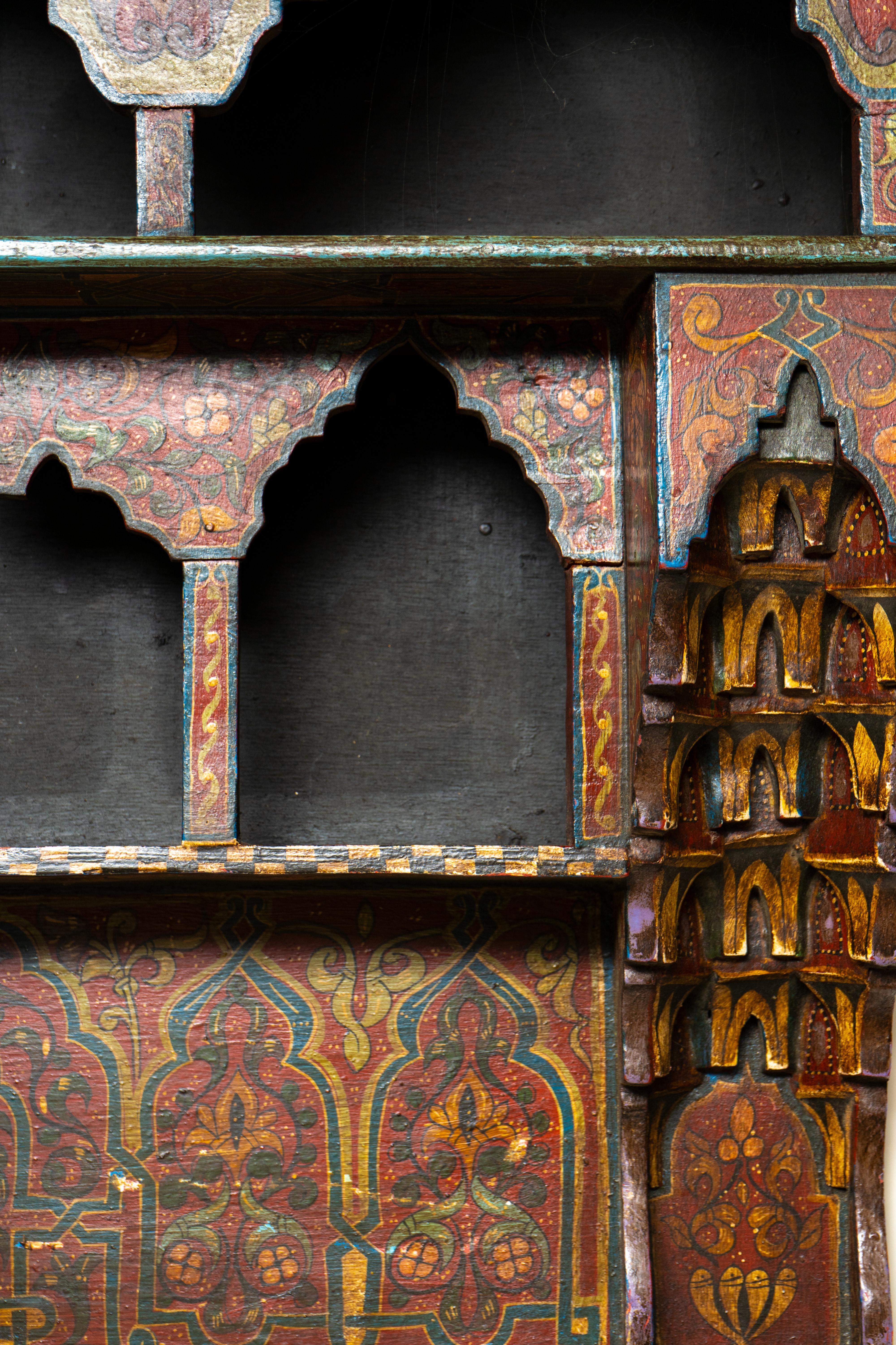 moroccan shelves