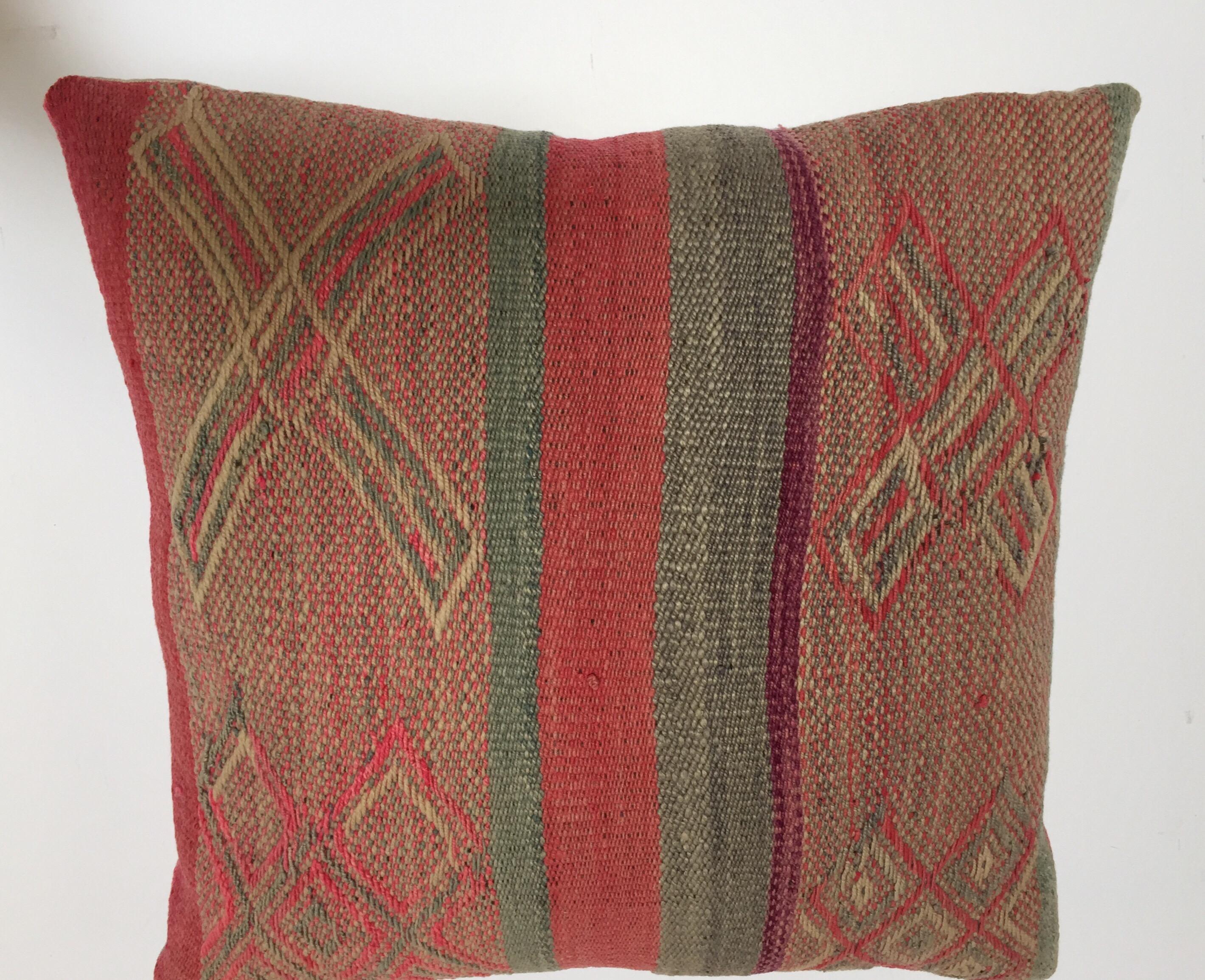 Moroccan Pastel Colors Bohemian Tribal Throw Pillows 4