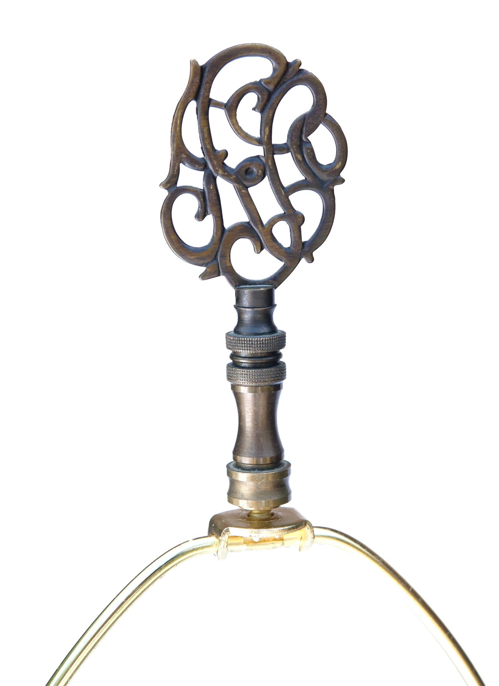 Forged Moroccan Pierced Brass Floor Lamp