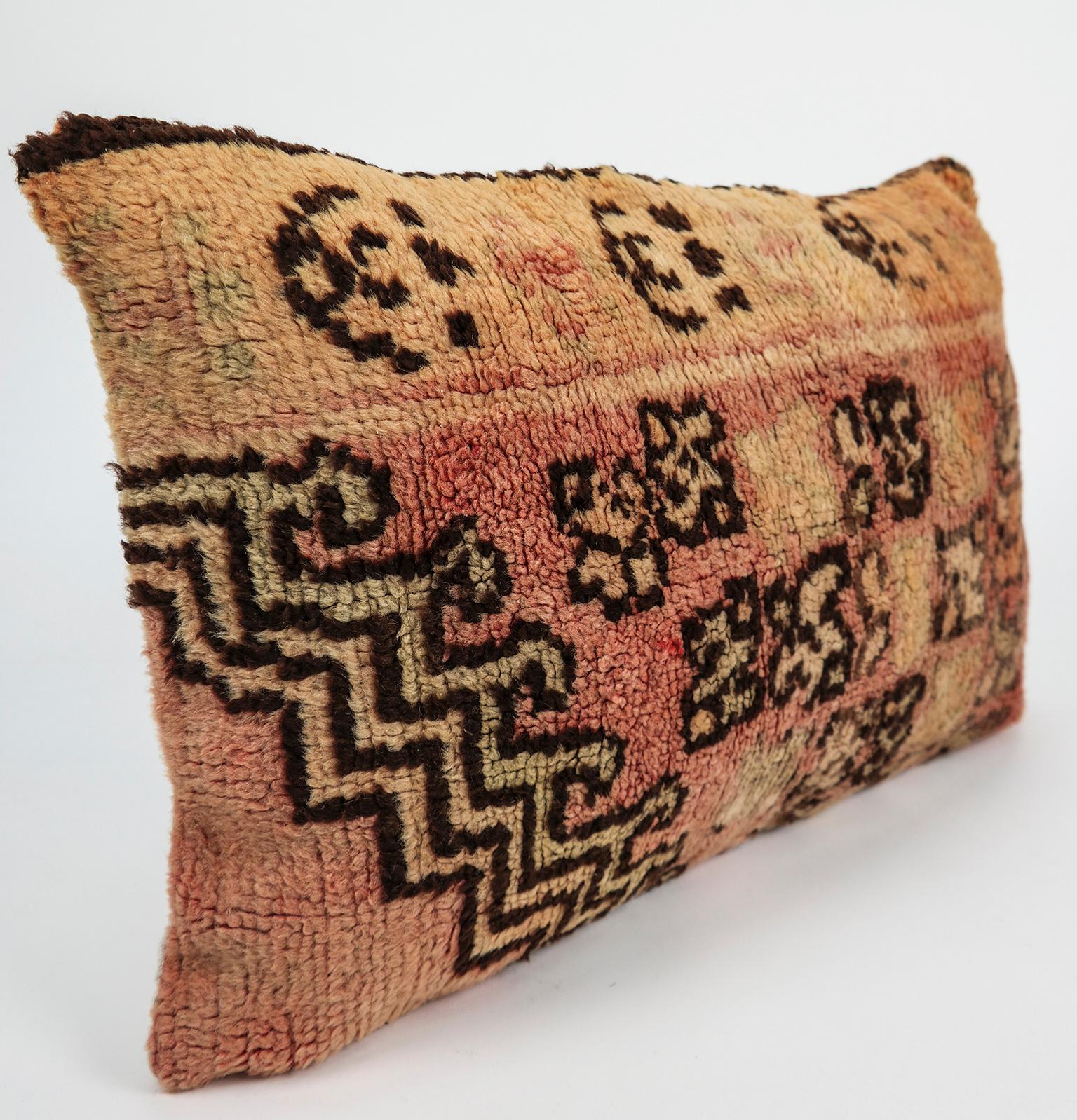Late 20th Century Moroccan Pillow Bohemian Berber Cushion from Morocco For Sale