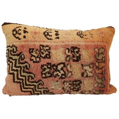 Vintage Moroccan Pillow Bohemian Berber Cushion from Morocco