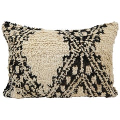 Moroccan Pillow from Morocco, Berber Cushion, Beni Ourain
