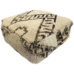 Moroccan Pouf Beni Ourain Floor Cushion Morocco Ottoman